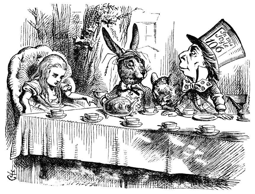 John Tenniel’s Mad Tea Party illustration