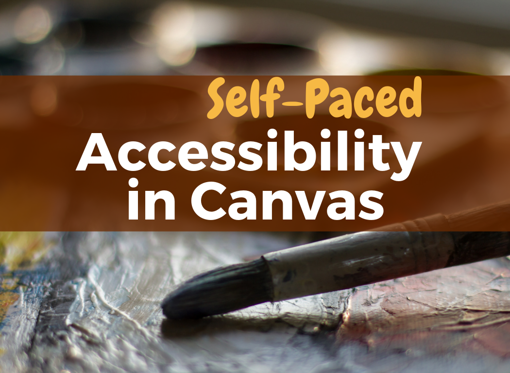 Tile for @One Accessibility in Canvas Self Paced Course