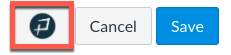 Pope Tech button is next to “Cancel” and “Save” button. 