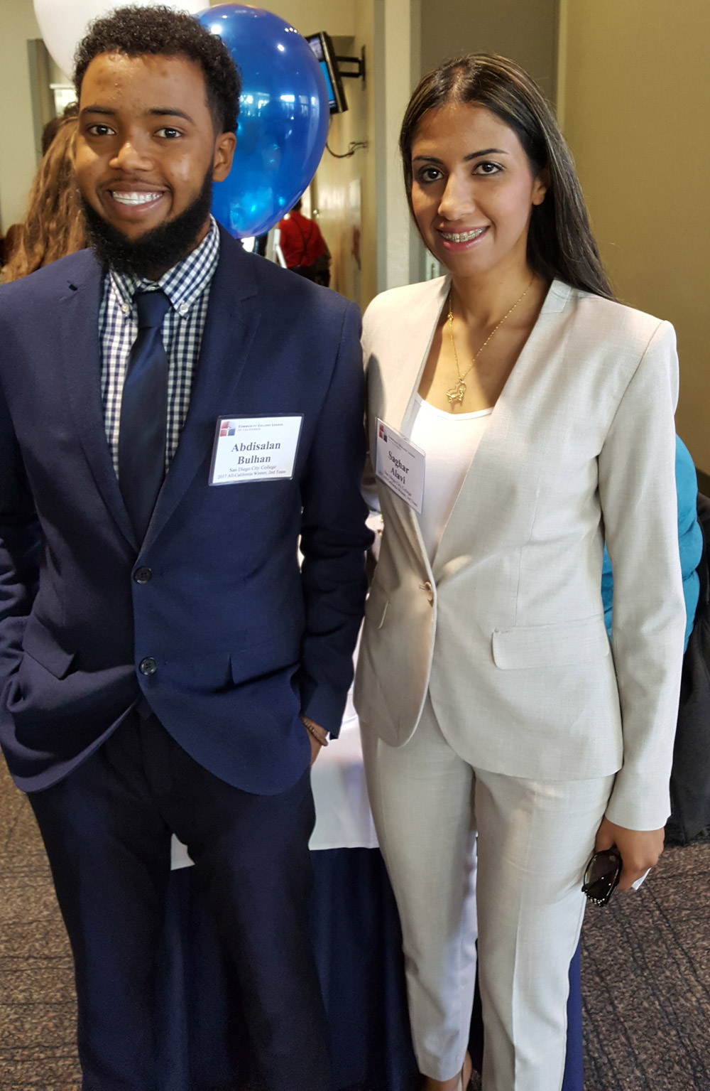 City College students Abdisalan Bulhan and Saghar Alav