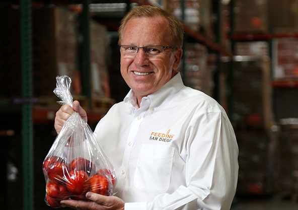 Vince Hall at Feeding San Diego