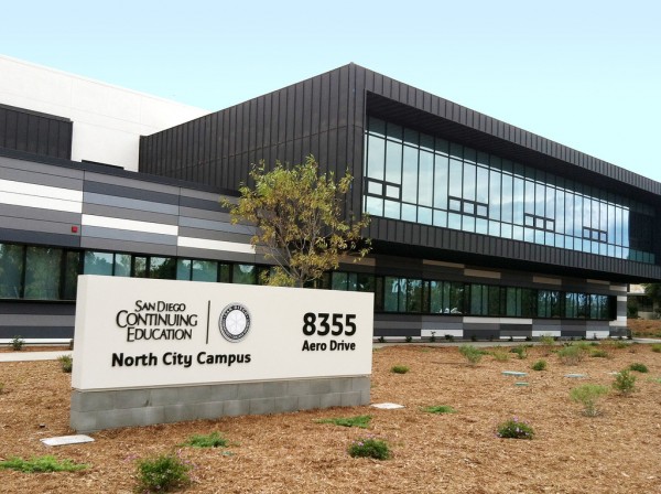 The entrance to the North City campus