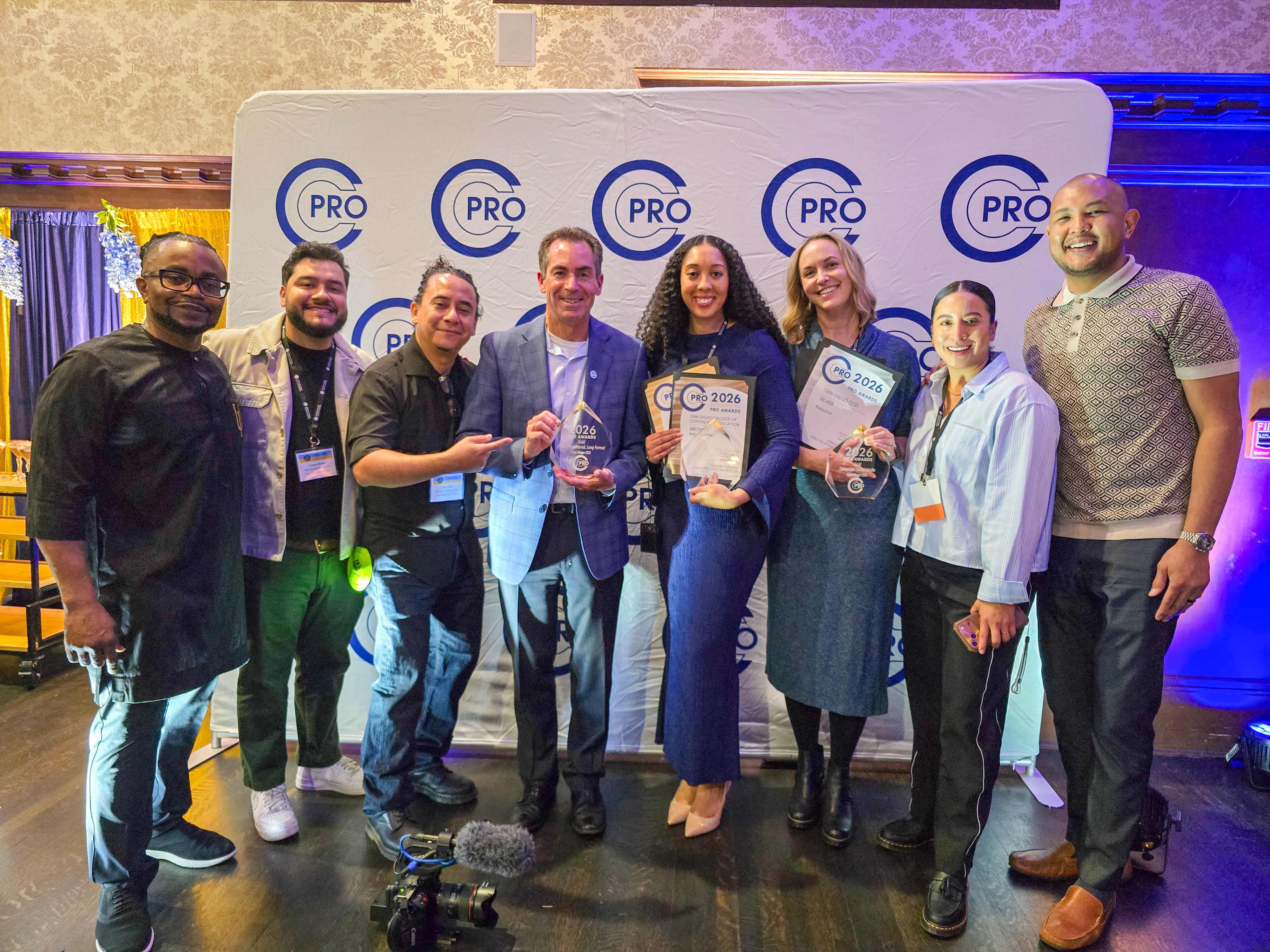 SDCCD honored with marketing awards at statewide event Featured Image