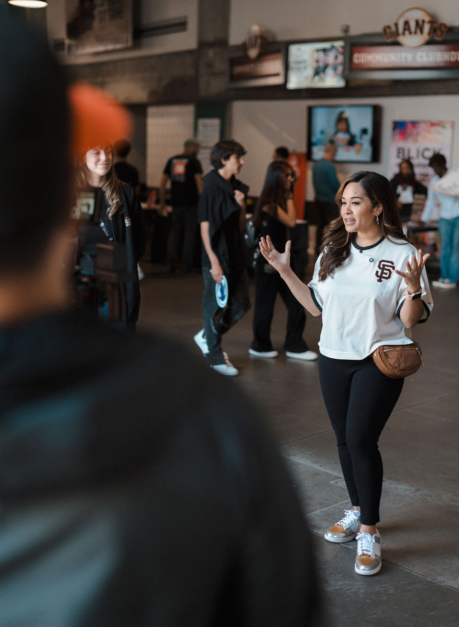 Jobeth Devera at Oracle Park.