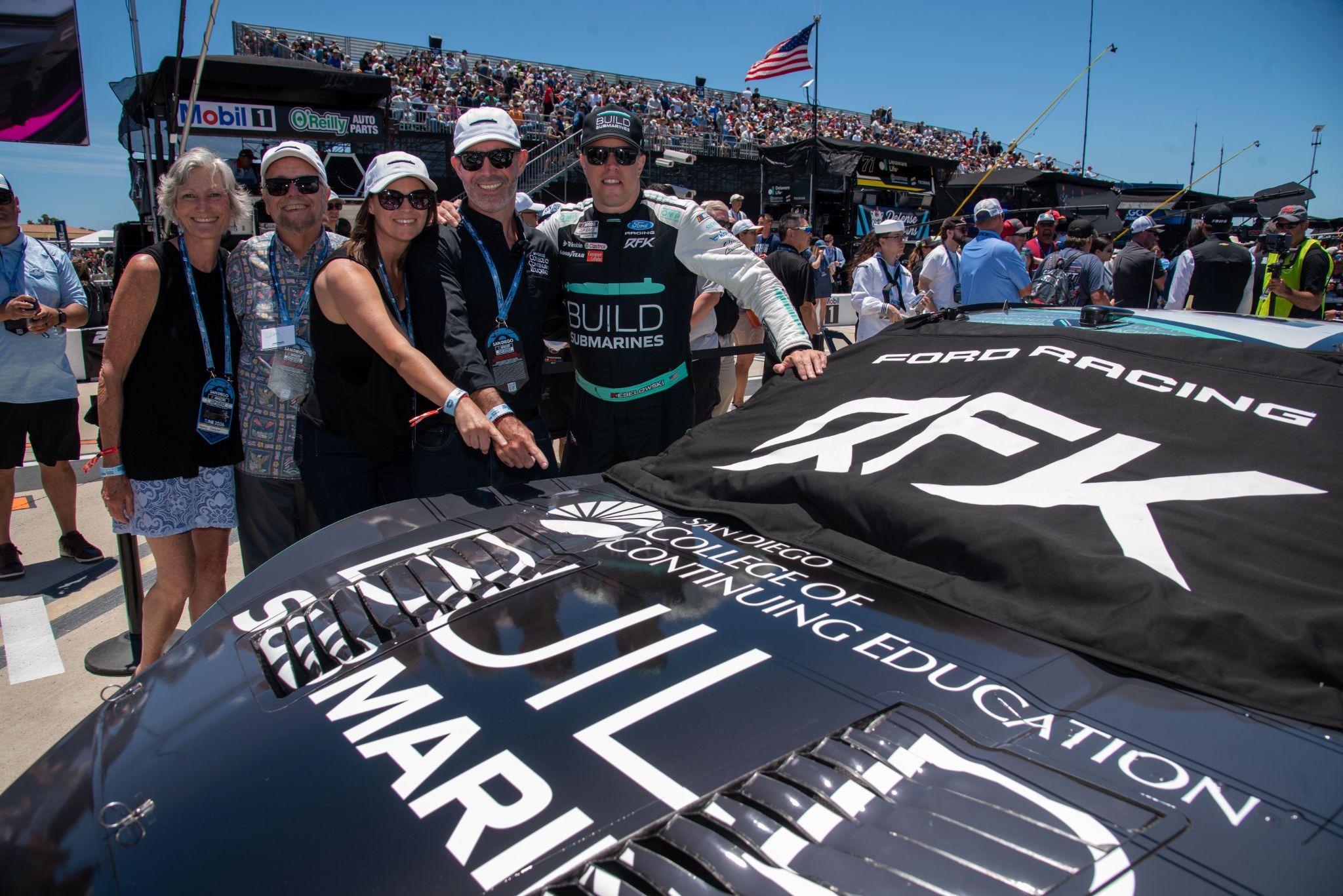 NASCAR race highlights SDCCE's welding pathway to U.S. Navy workforce Featured Image