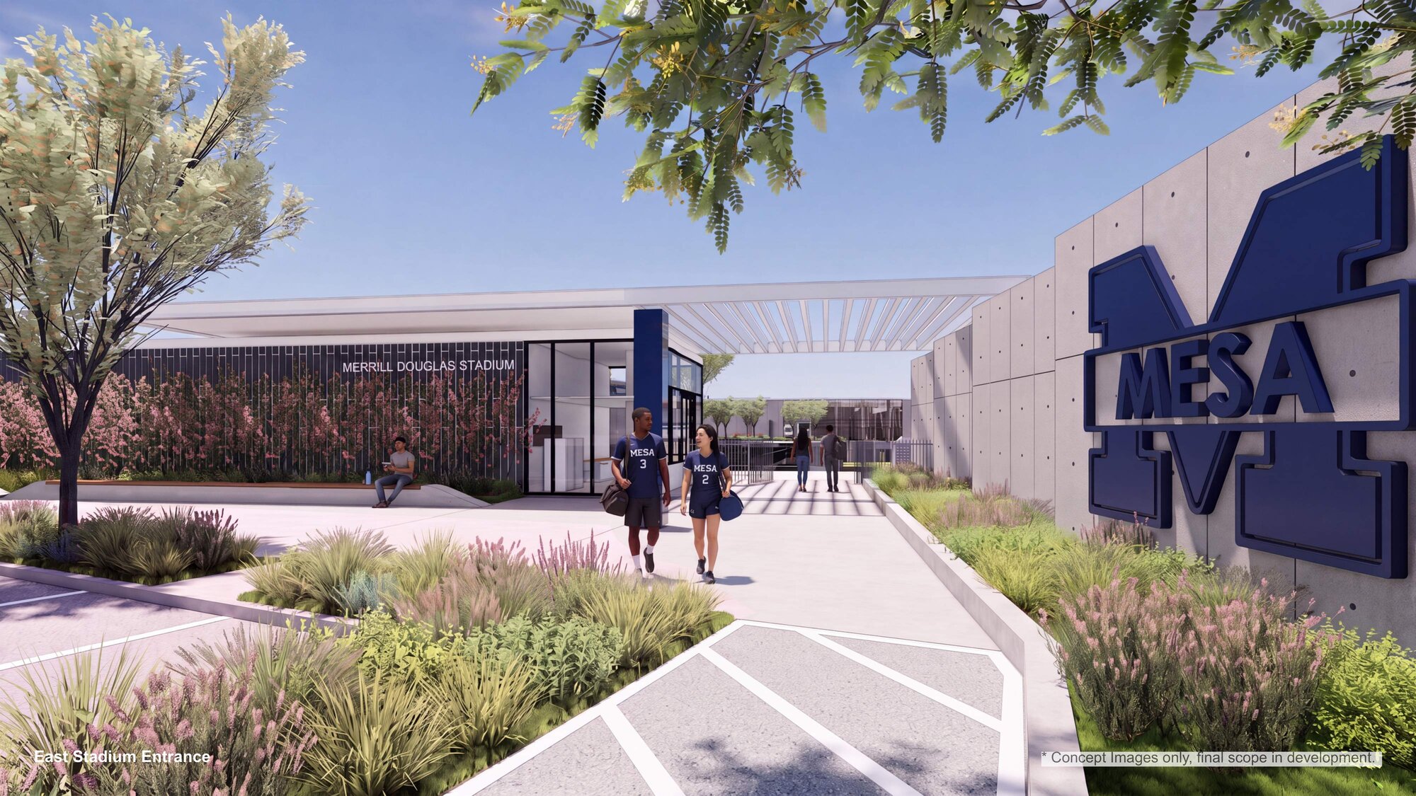 Mesa Athletic Complex East Stadium Entrance