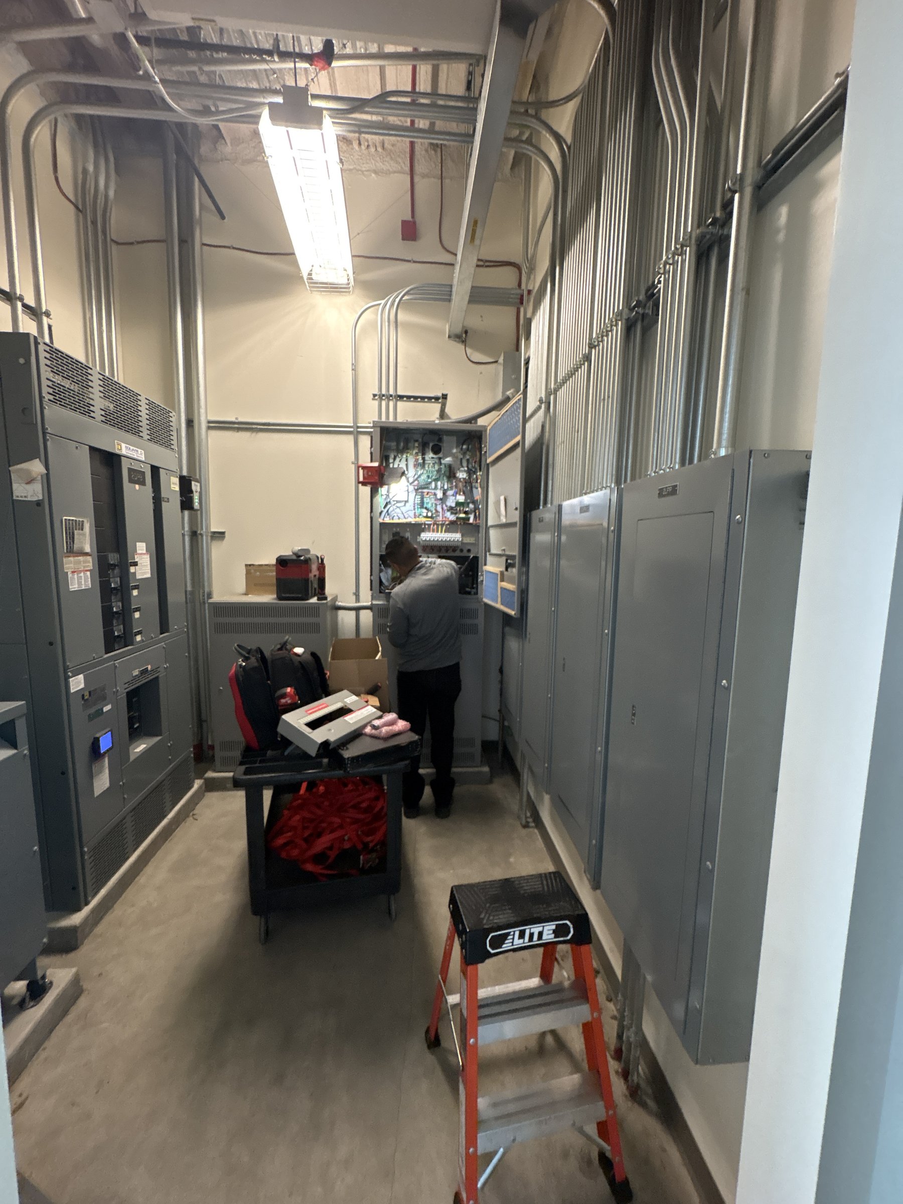Mesa Lighting Interverters Replacement Work in Progress