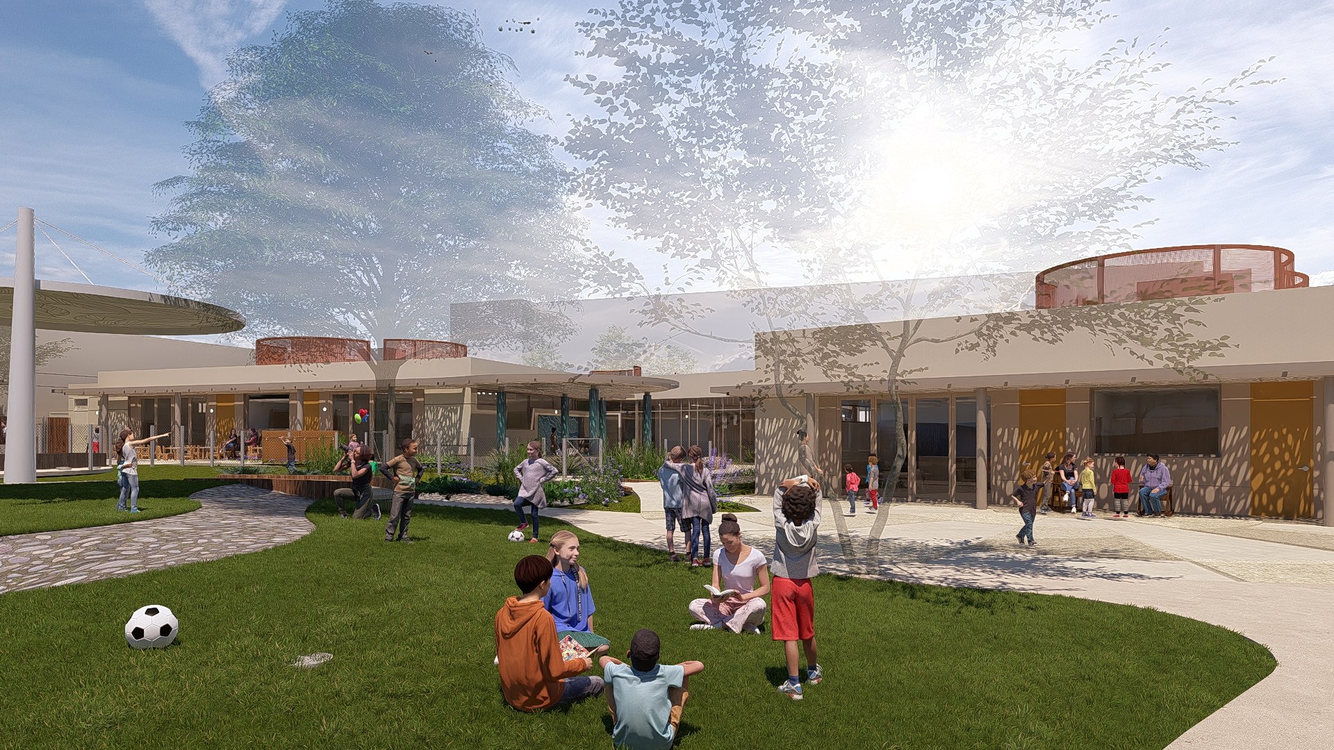 Miramar Early Education Center Playground Rendering