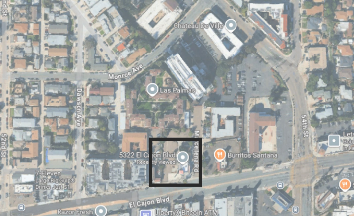 San Diego College of Continuing Education Mid City Land Acquisition and Expansion Map