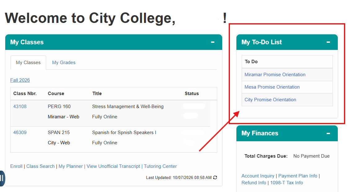 mysdccd_student_portal_promise_orientation