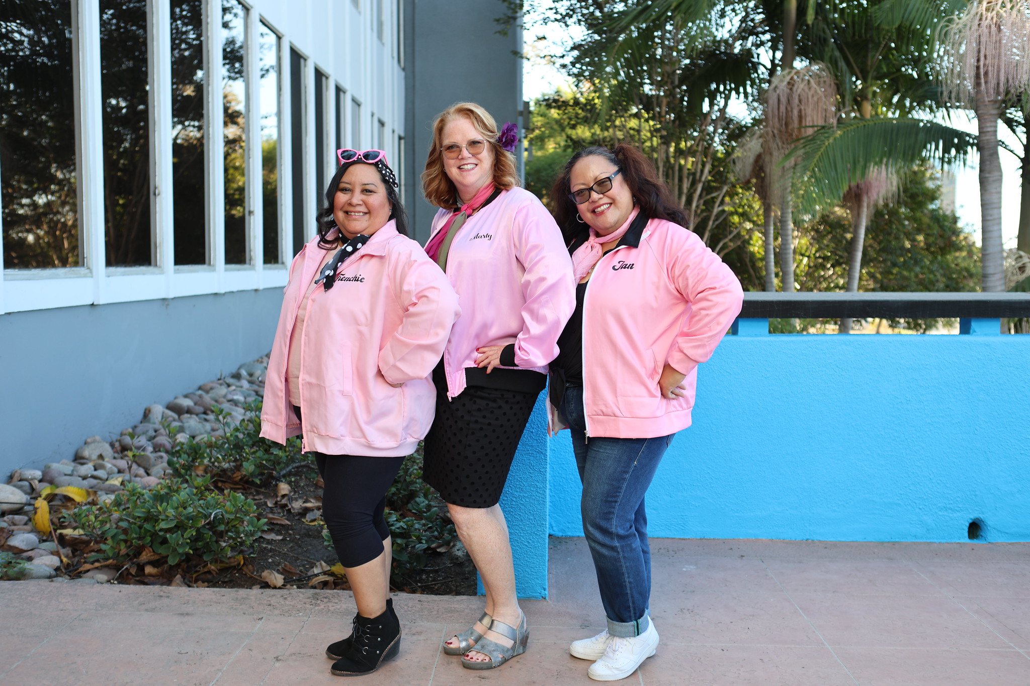 Students and employees dress up for Halloween.