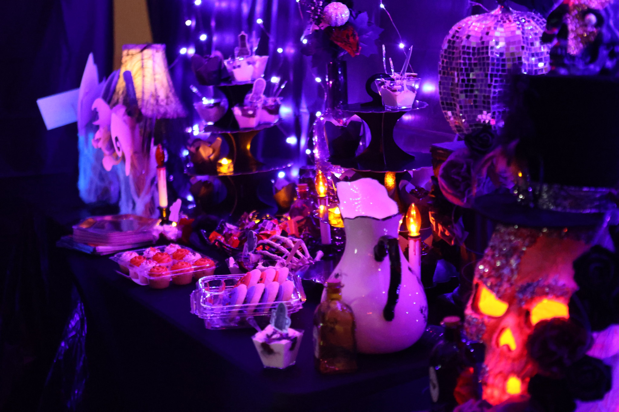 Students and employees dress up for Halloween.