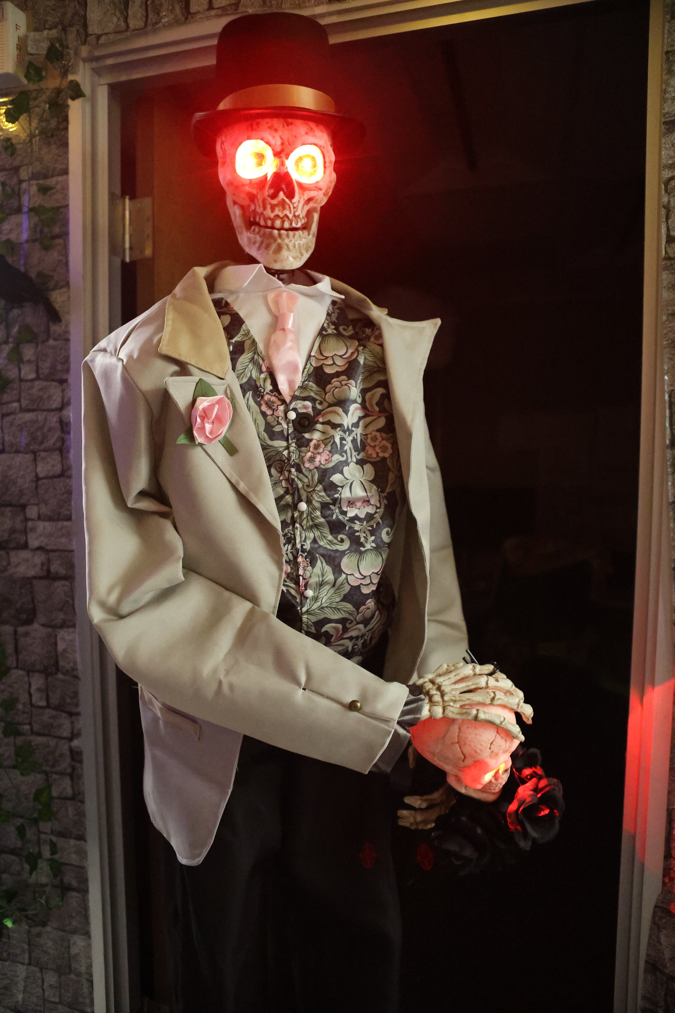 Students and employees dress up for Halloween.