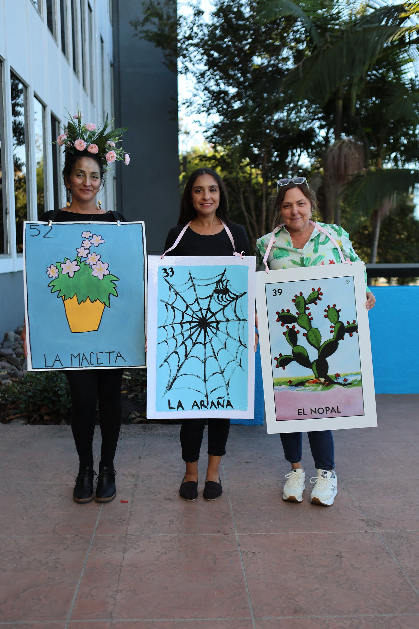 Students and employees dress up for Halloween.