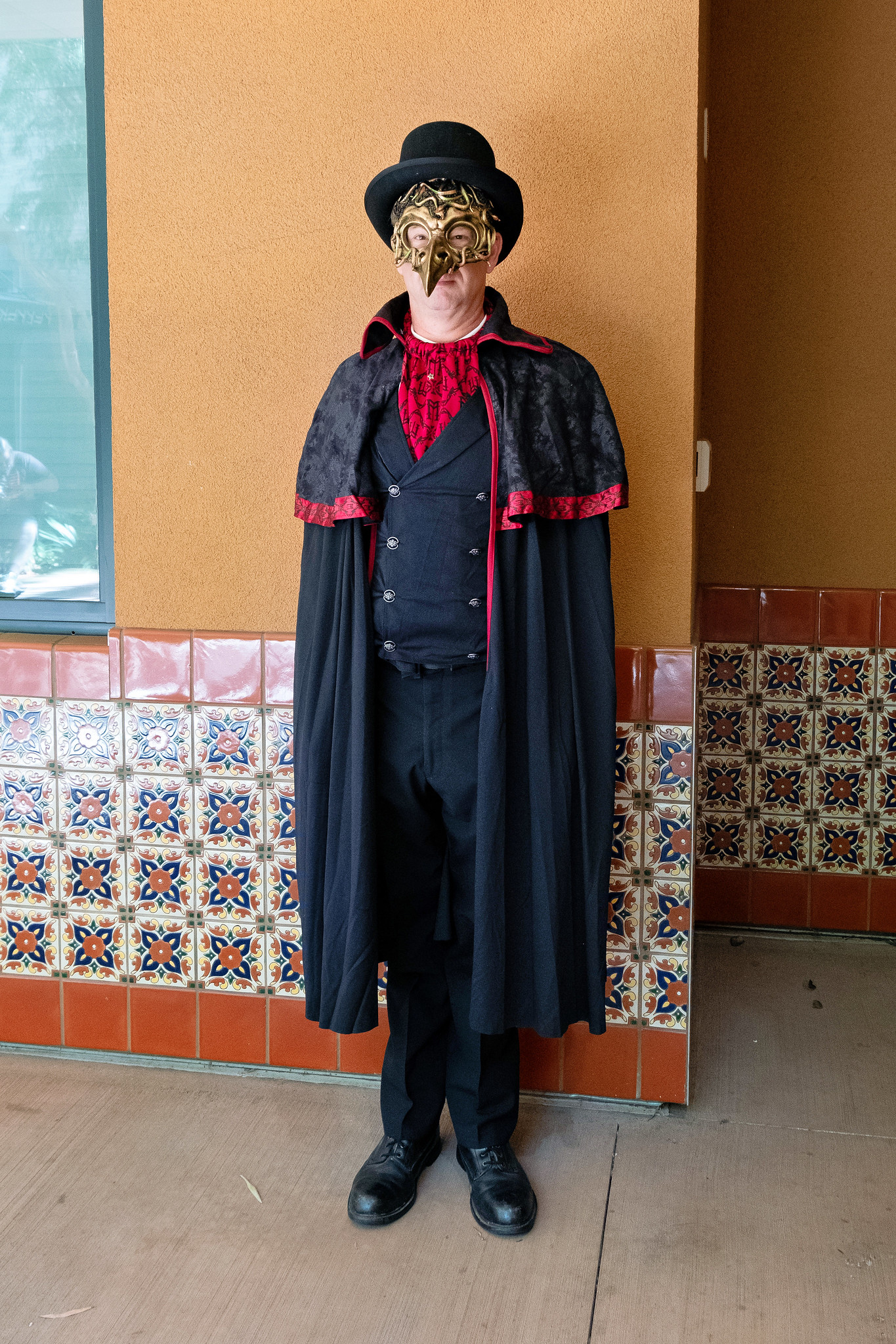 Students and employees dress up for Halloween.