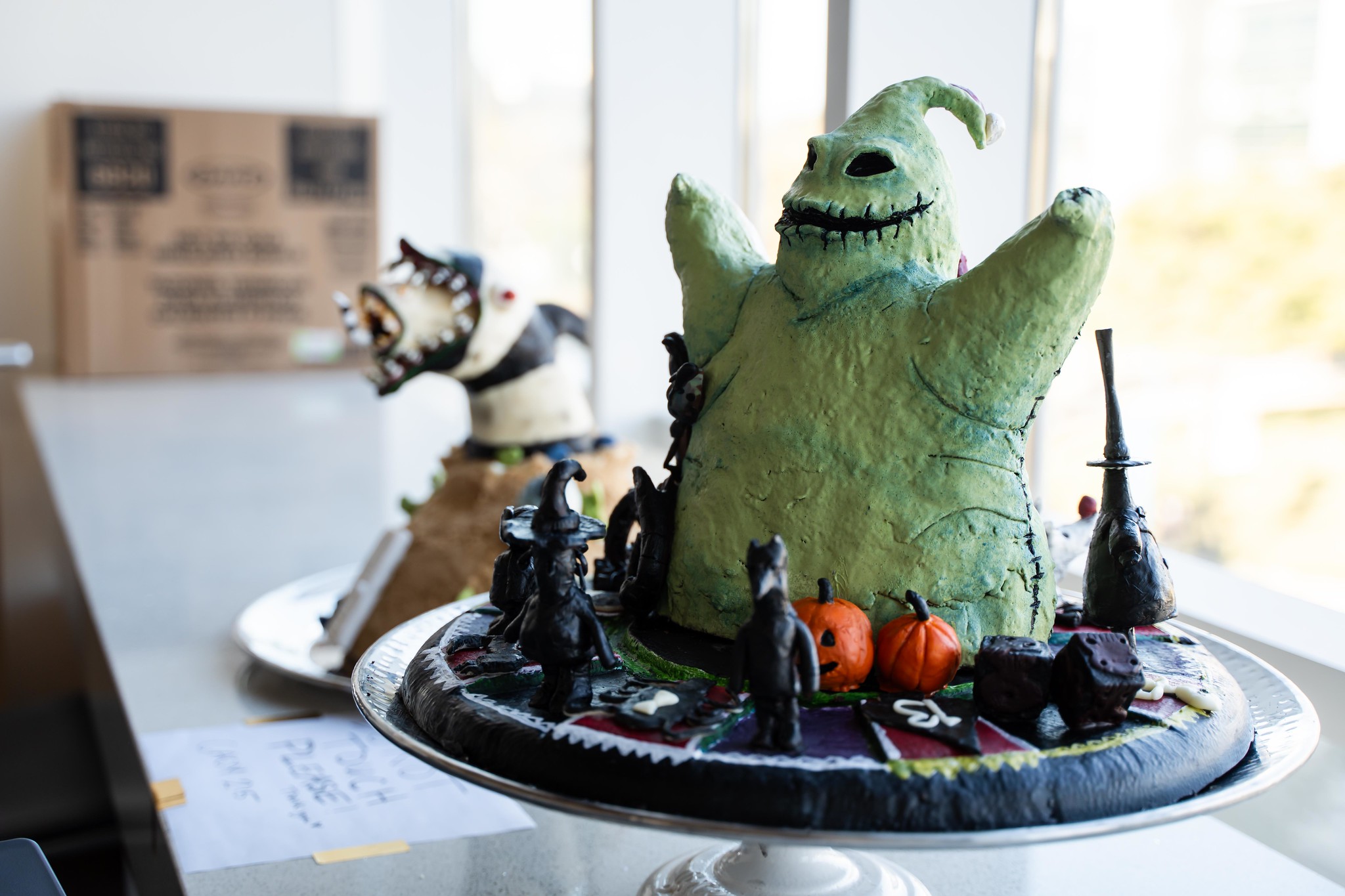 Students and employees dress up for Halloween.