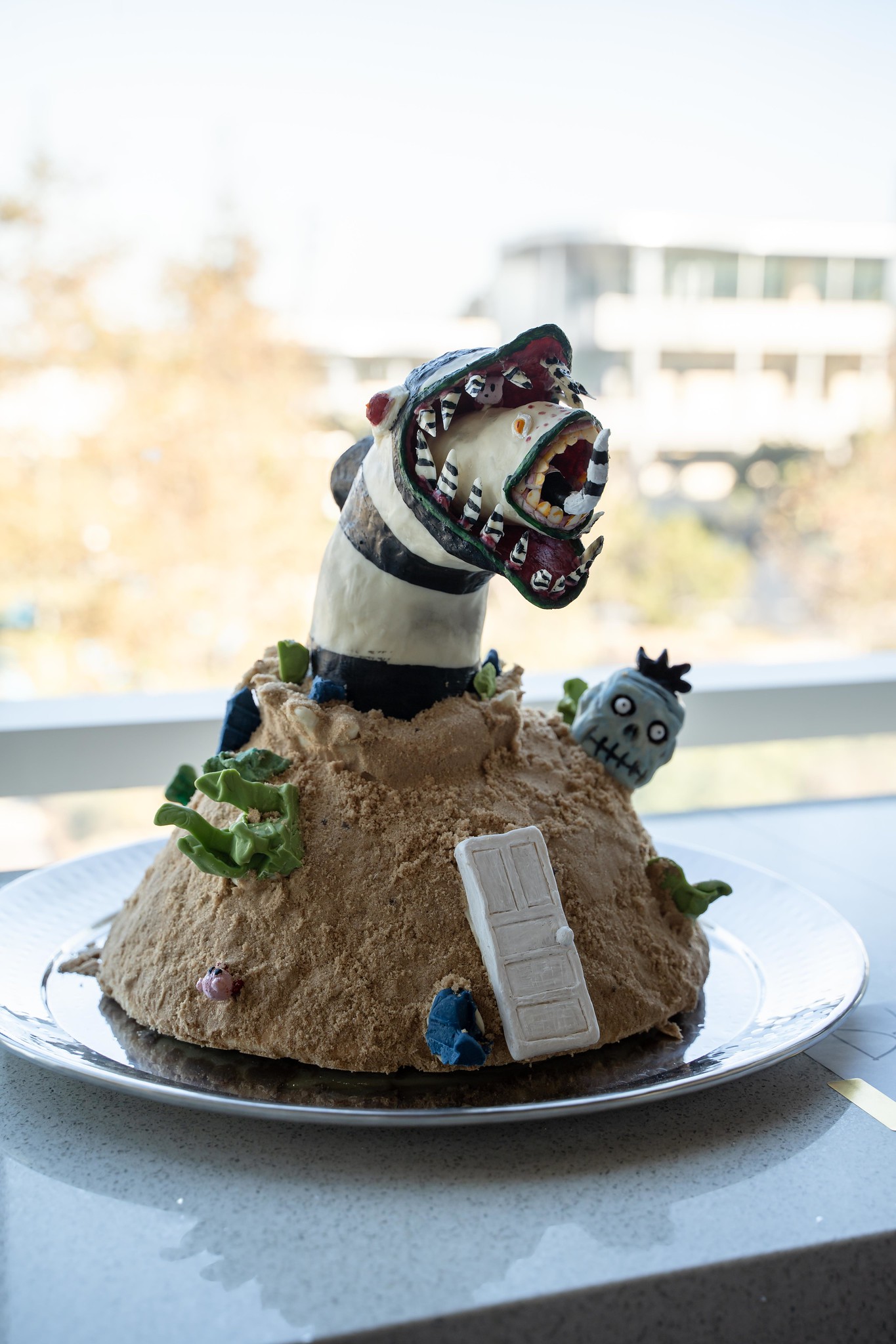 Students and employees dress up for Halloween.