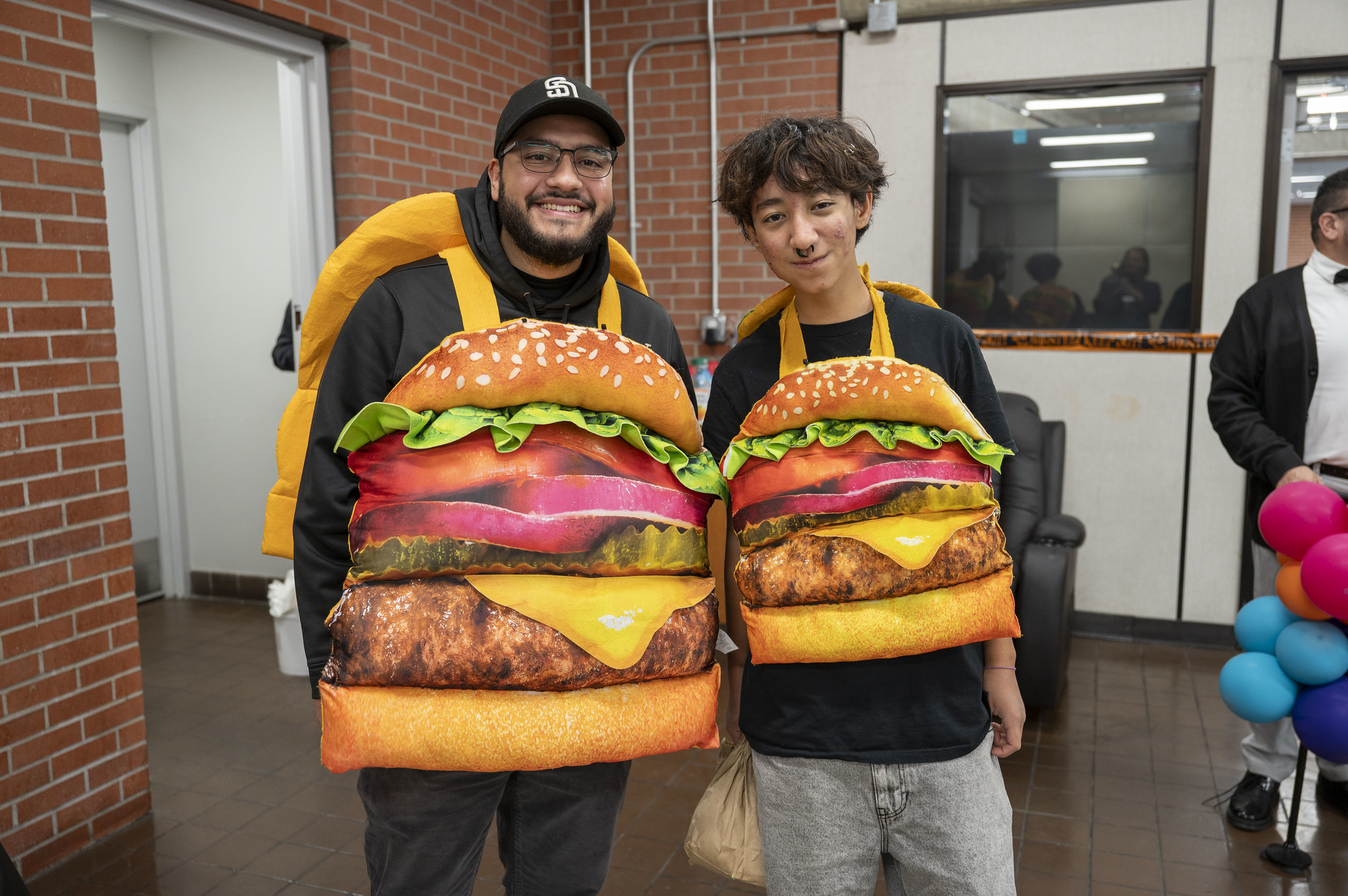 Students and employees dress up for Halloween.
