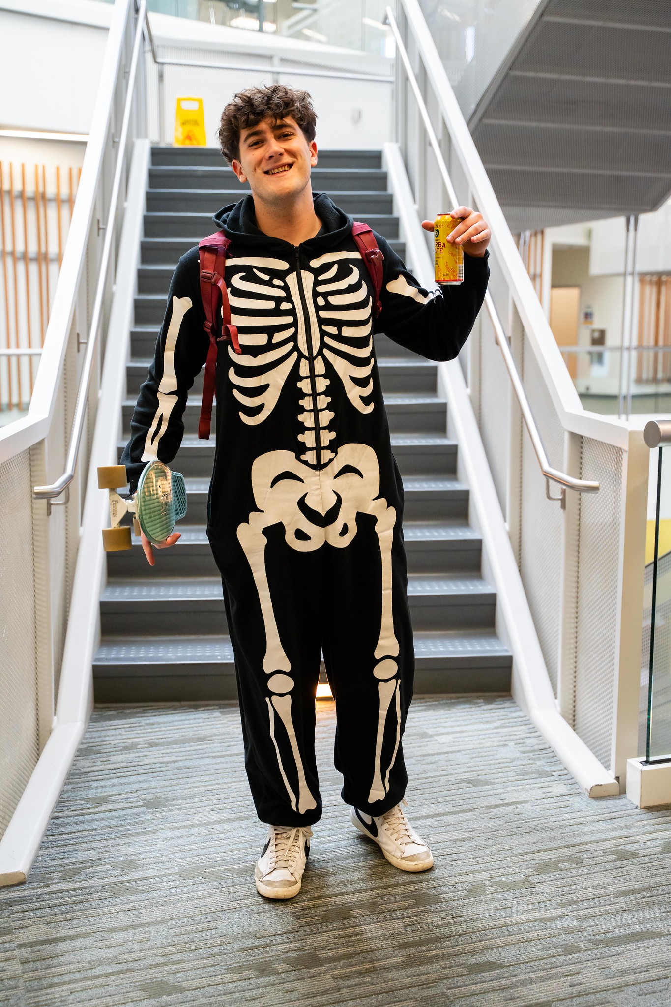 Students and employees dress up for Halloween.