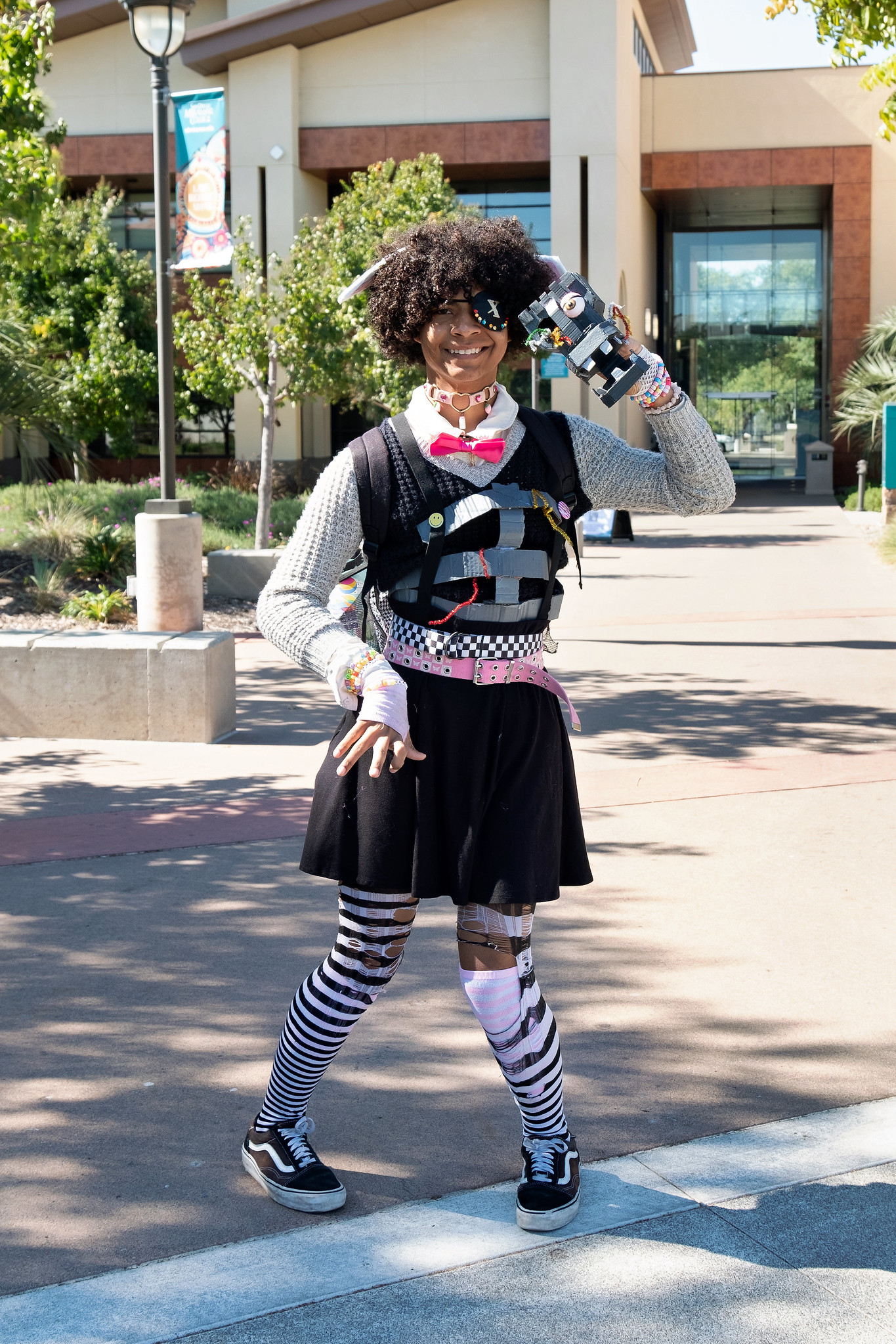 Students and employees dress up for Halloween.