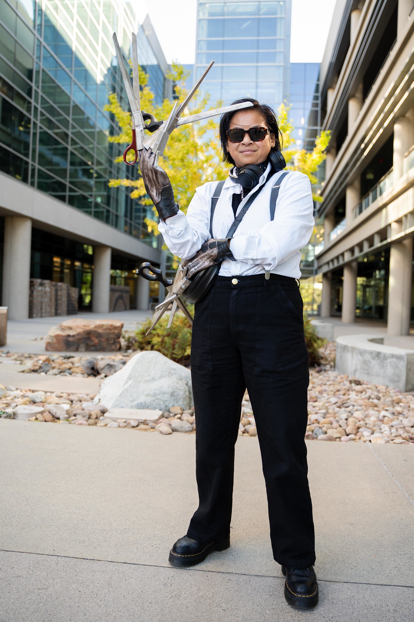 Students and employees dress up for Halloween.