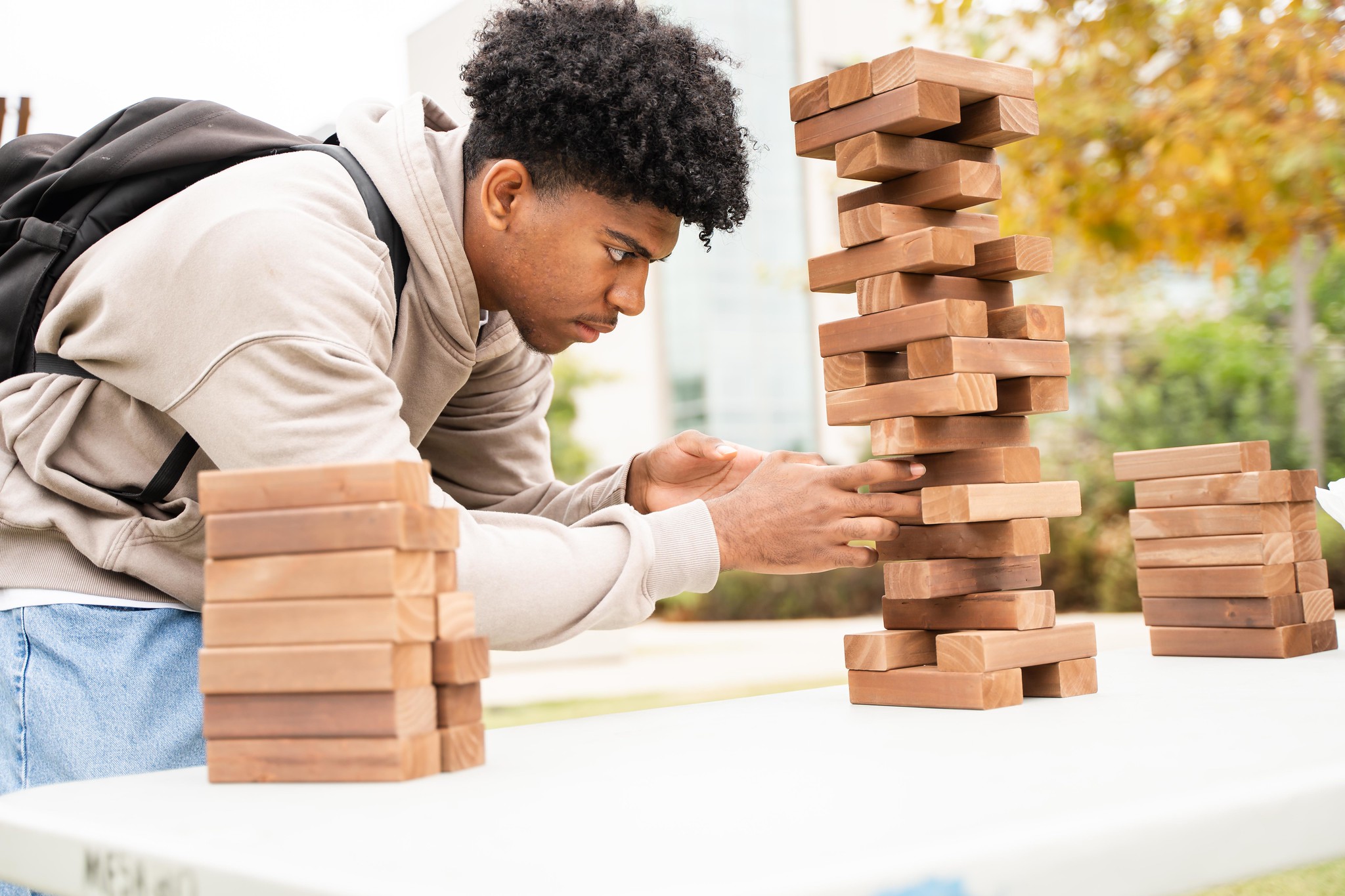 The caravan at Mesa College.