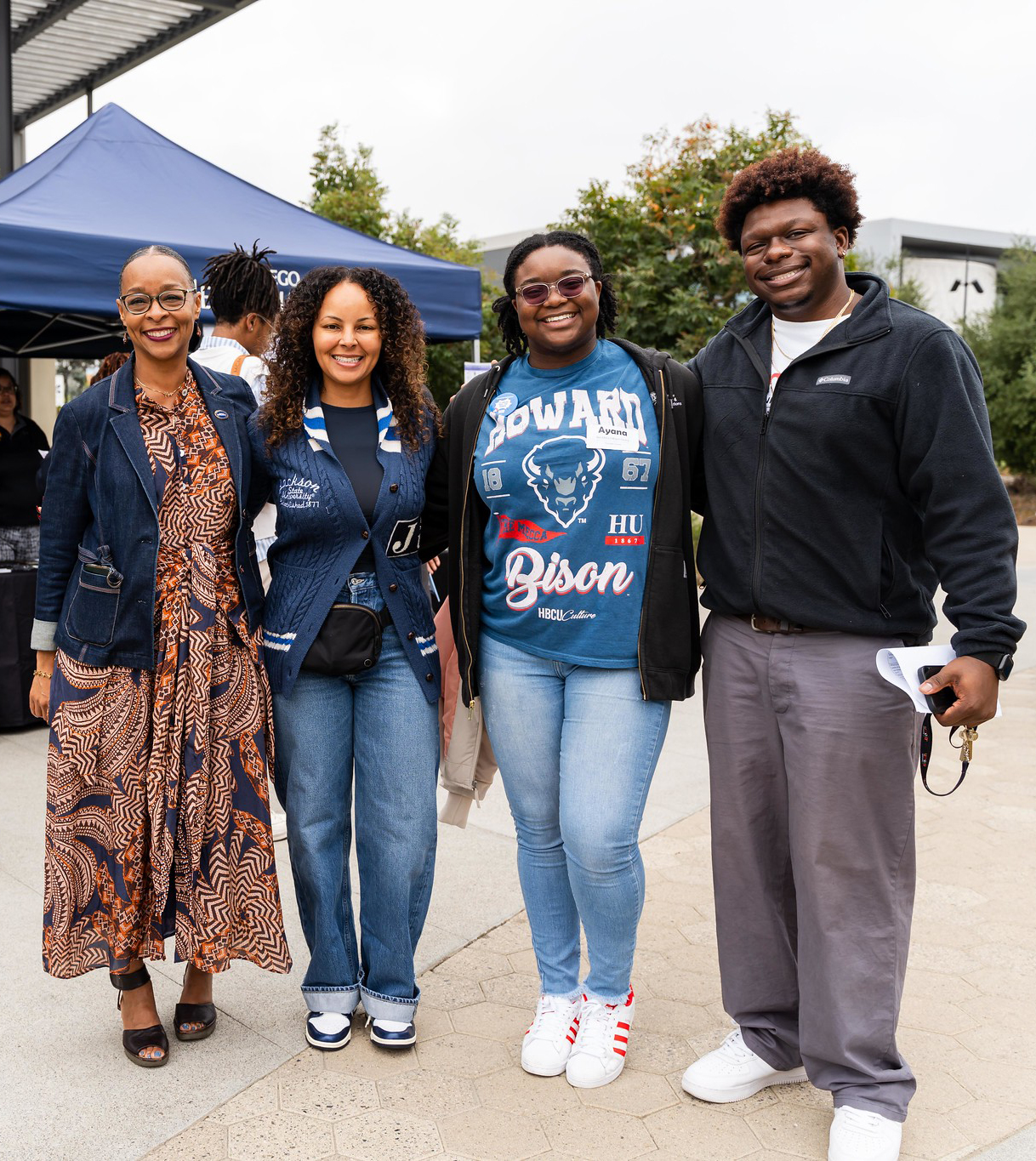 The caravan at Mesa College.