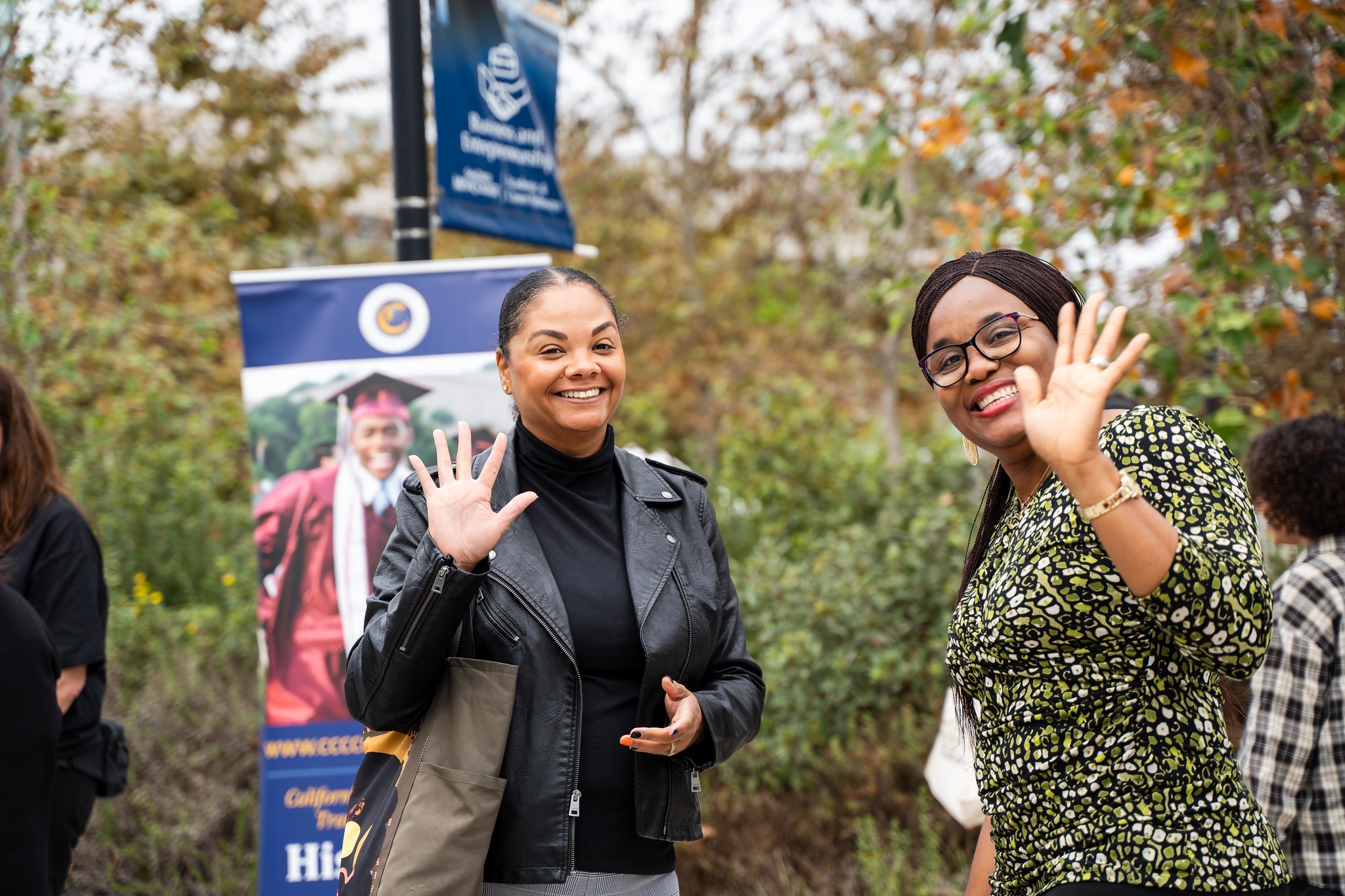 The caravan at Mesa College.