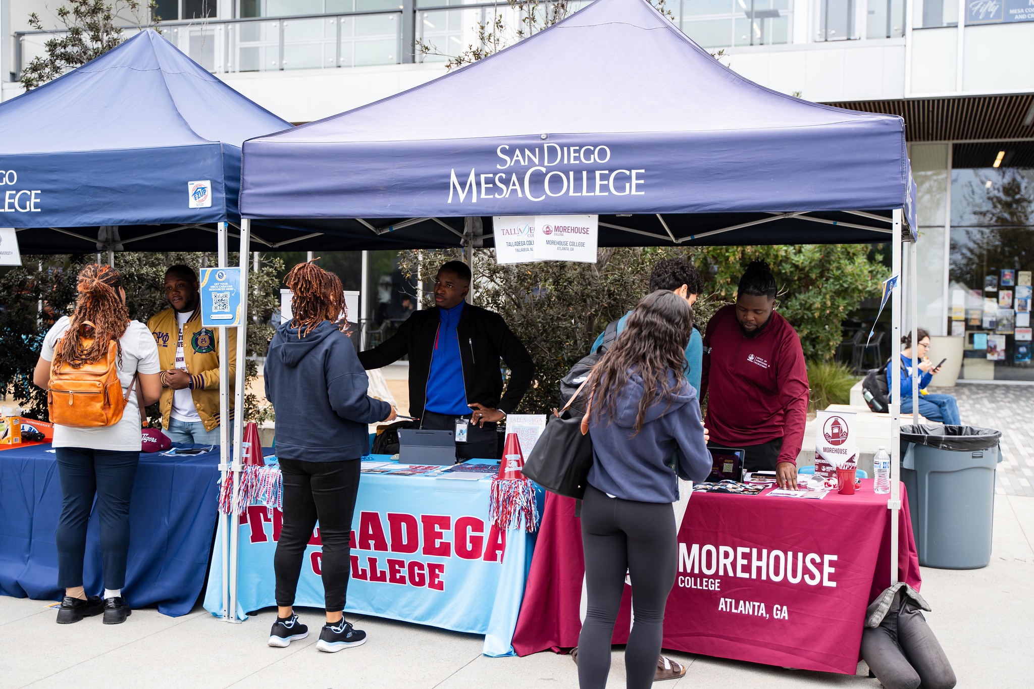 The caravan at Mesa College.