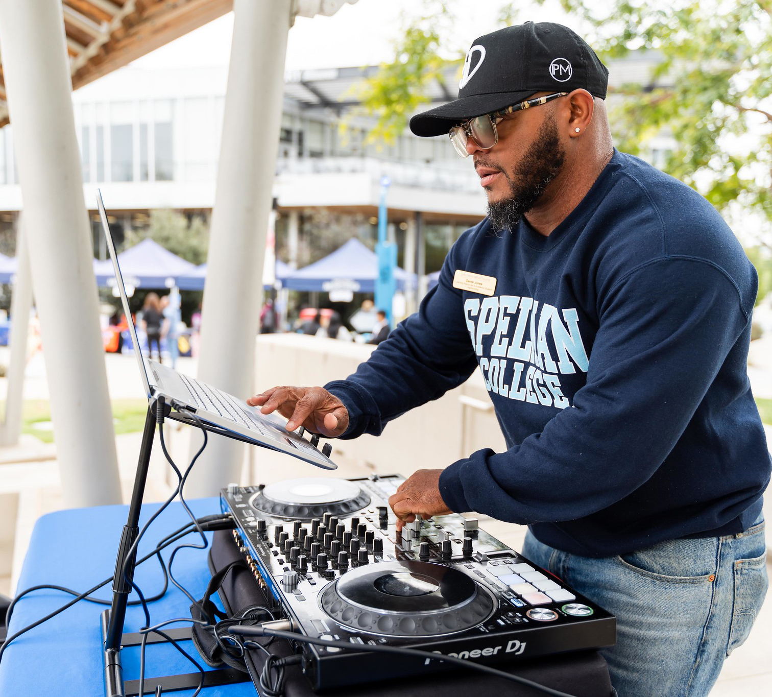 The caravan at Mesa College.