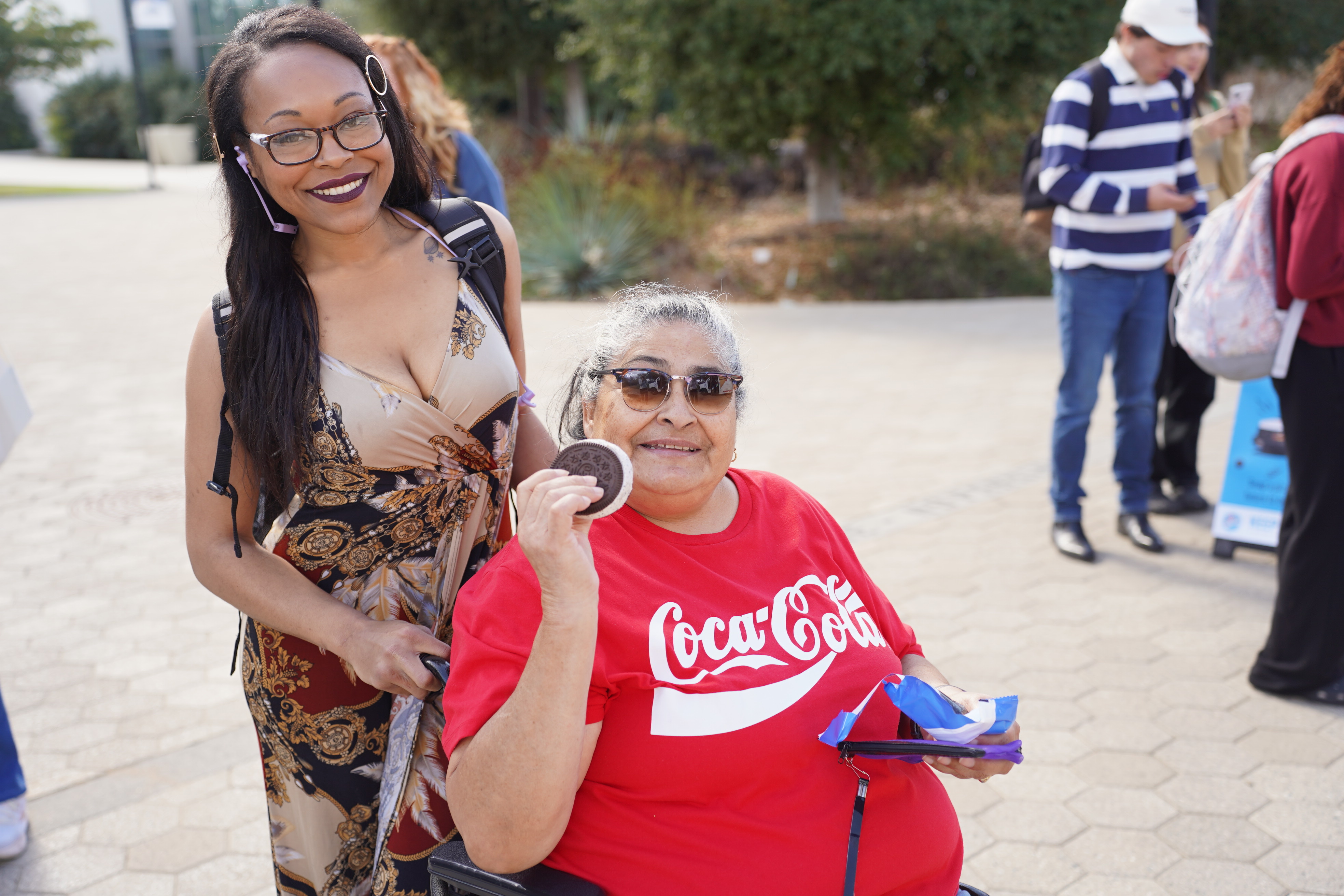 Dilly's Ice Cream truck visited all four colleges to hand out free ice cream to students.