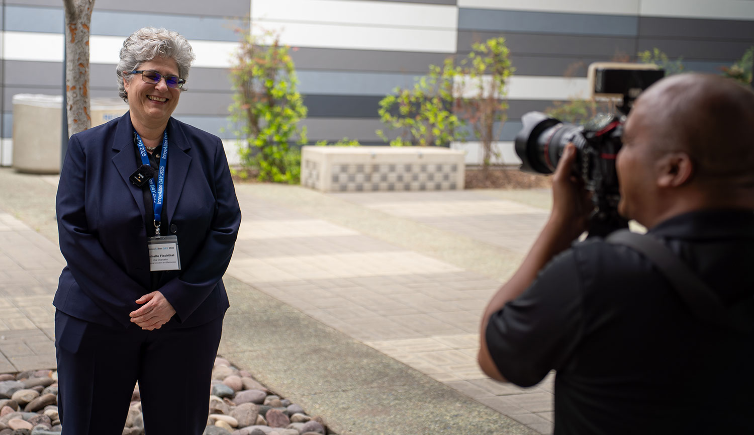 
Vice Chancellor Michelle Fischthal at the event.
