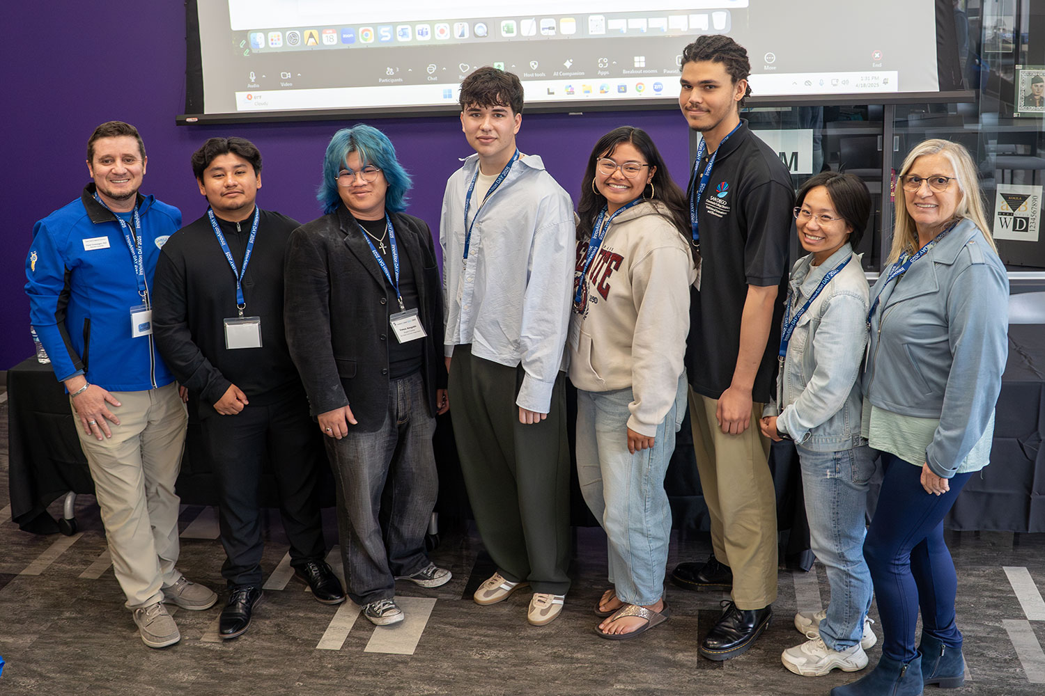 
Eight speakers from the panel.
