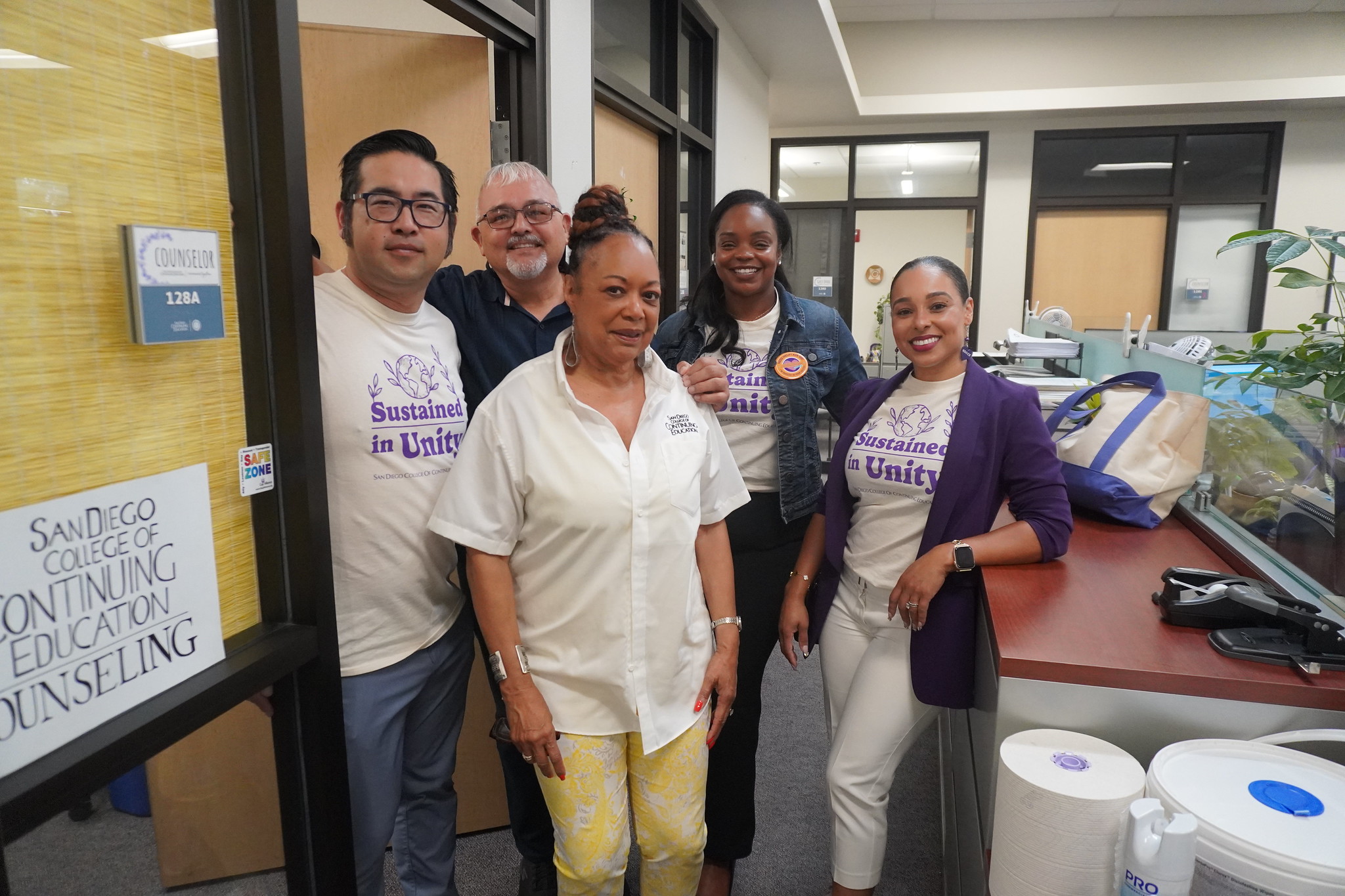 
College of Continuing Education President Tina King stopped by each campus to welcome students and staff to the fall semester.
