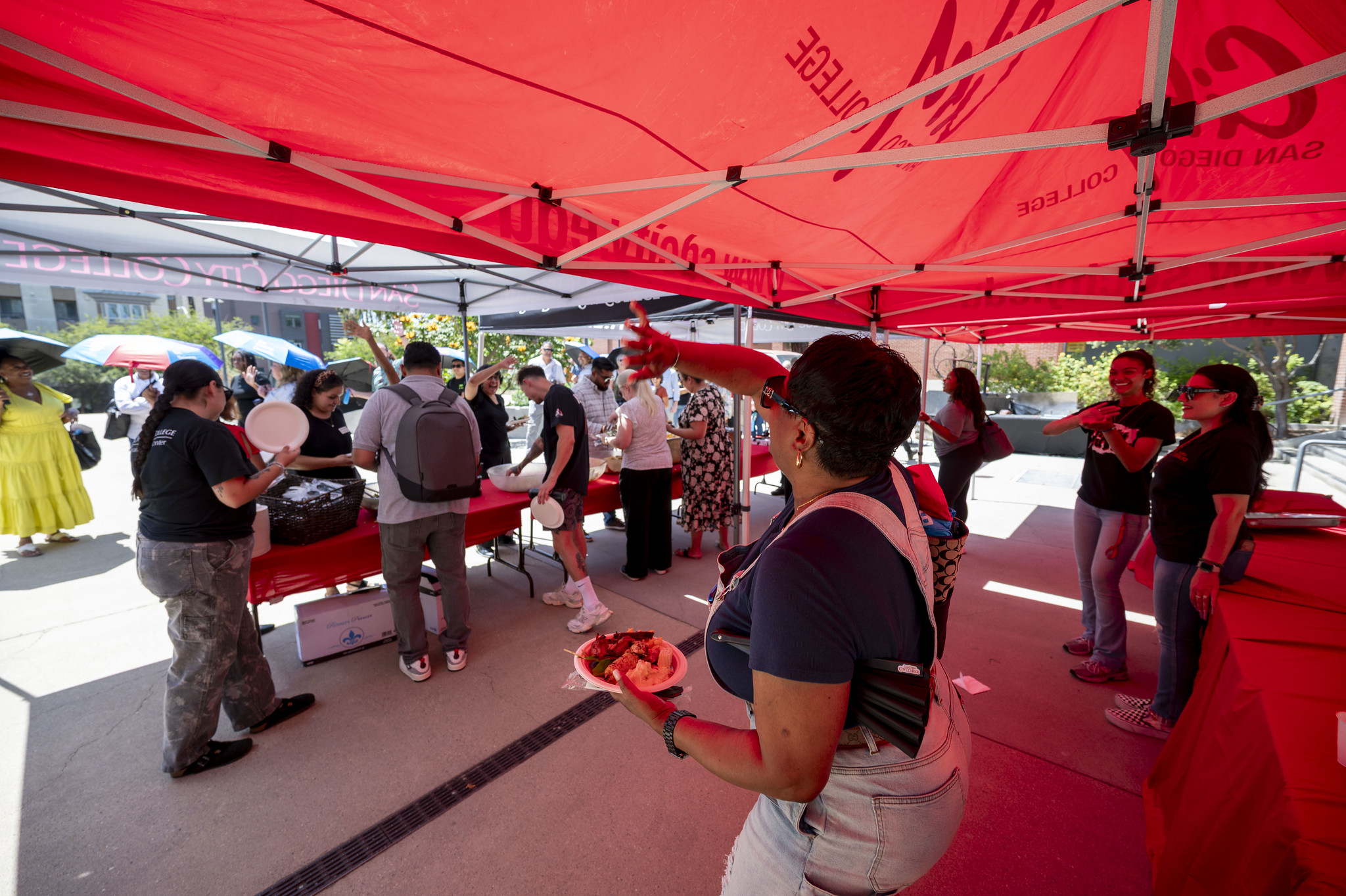 
Convocation wrapped up with lunch being served.
