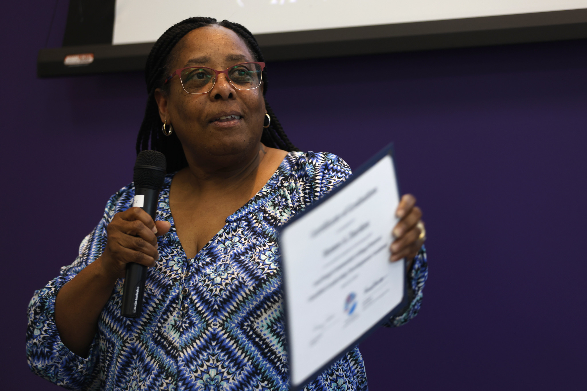 
Renee Darden speaks at the event
