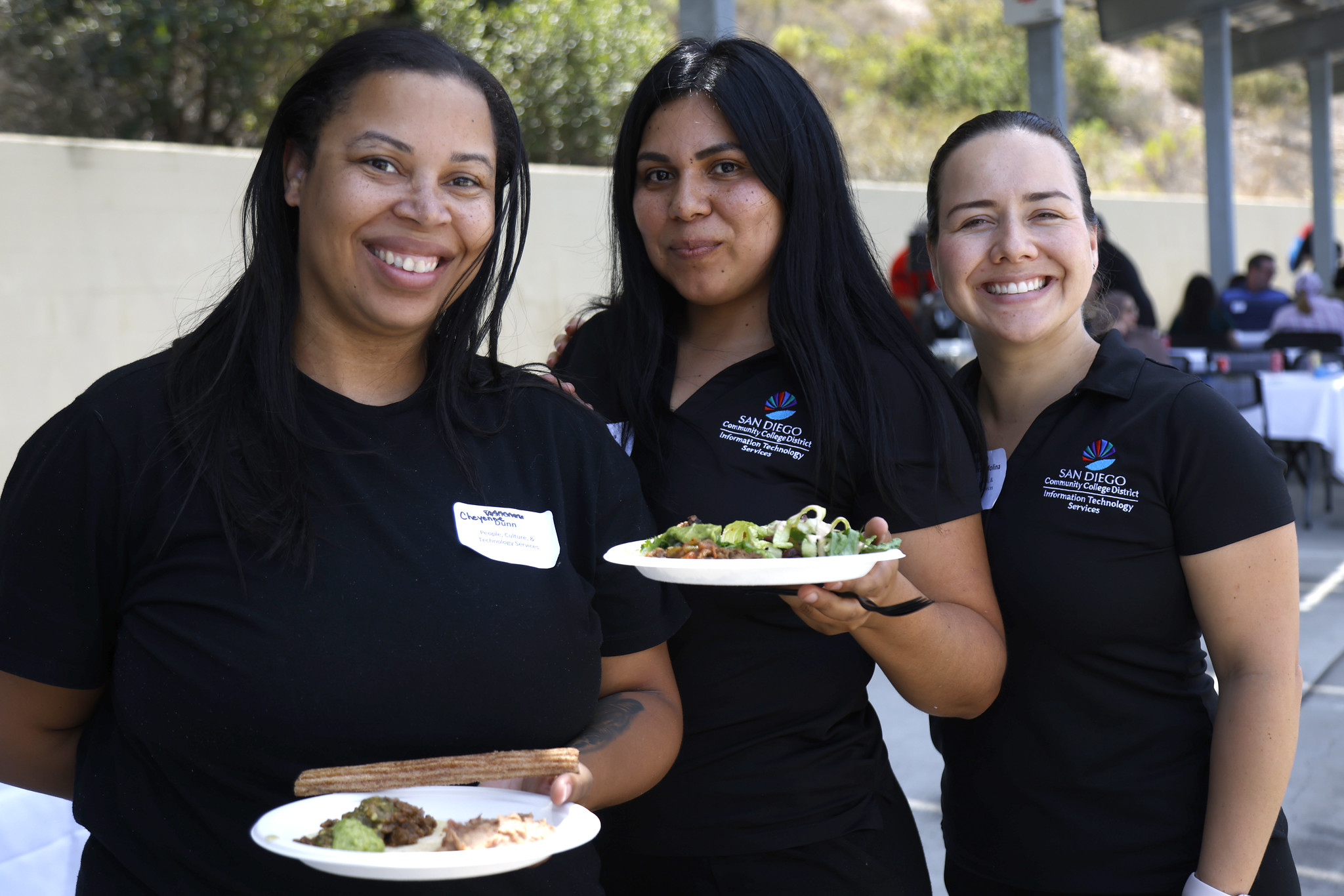 
Employees were treated to a taco lunch.

