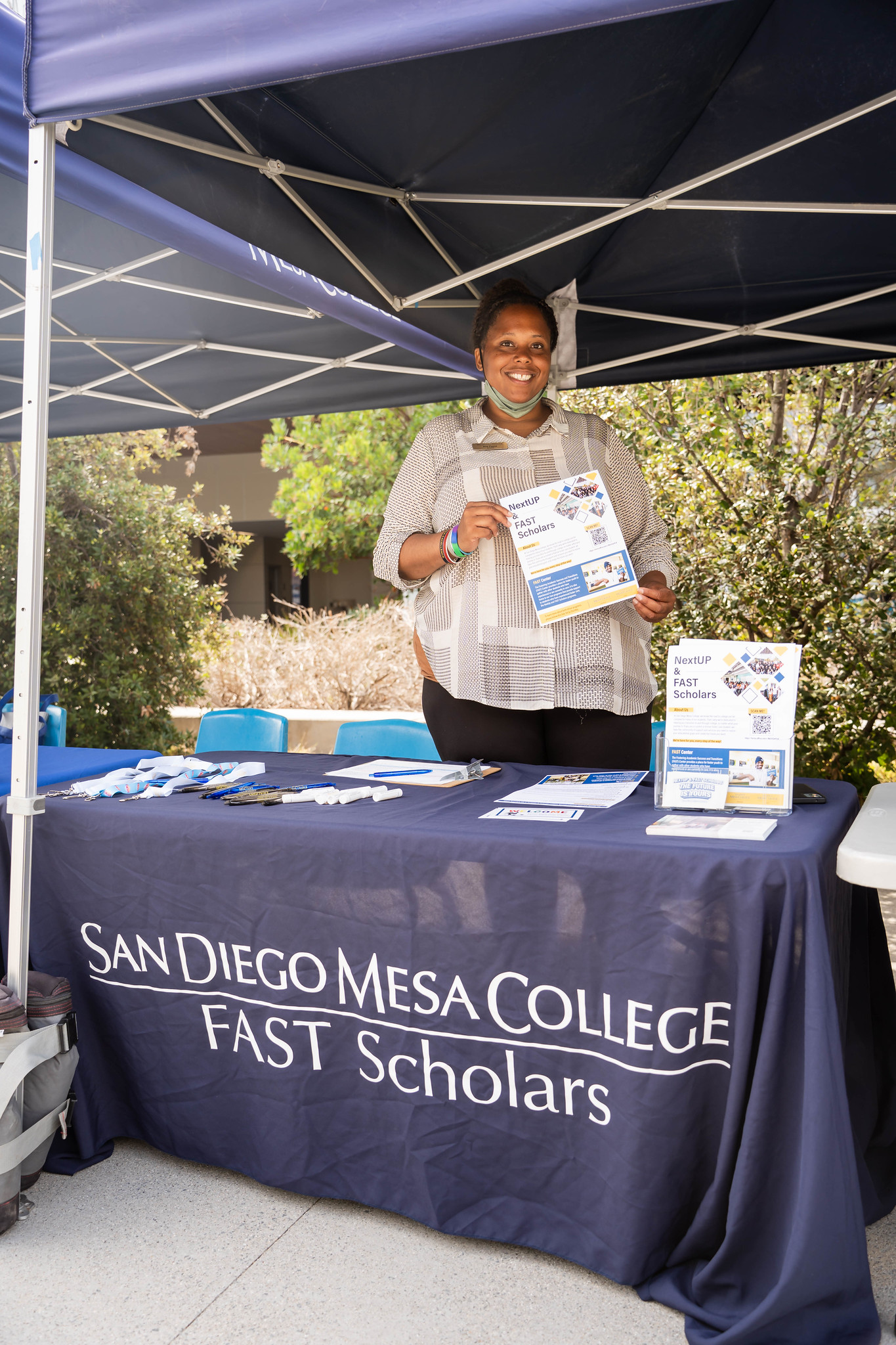 
The welcome booth for Fast Scholars

