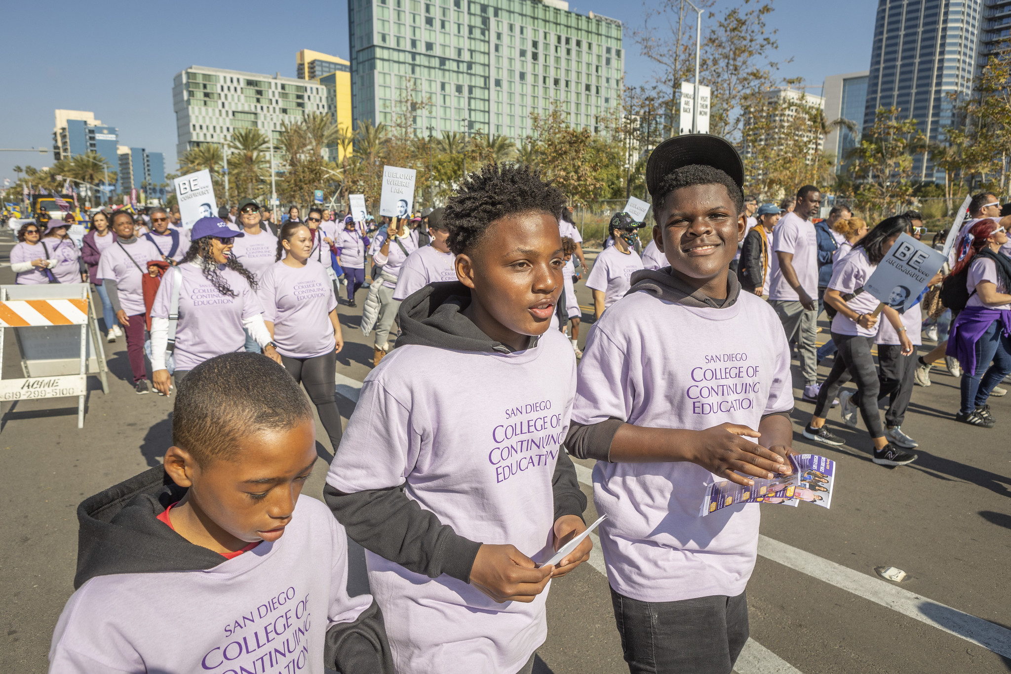 The district at the MLK Parade.