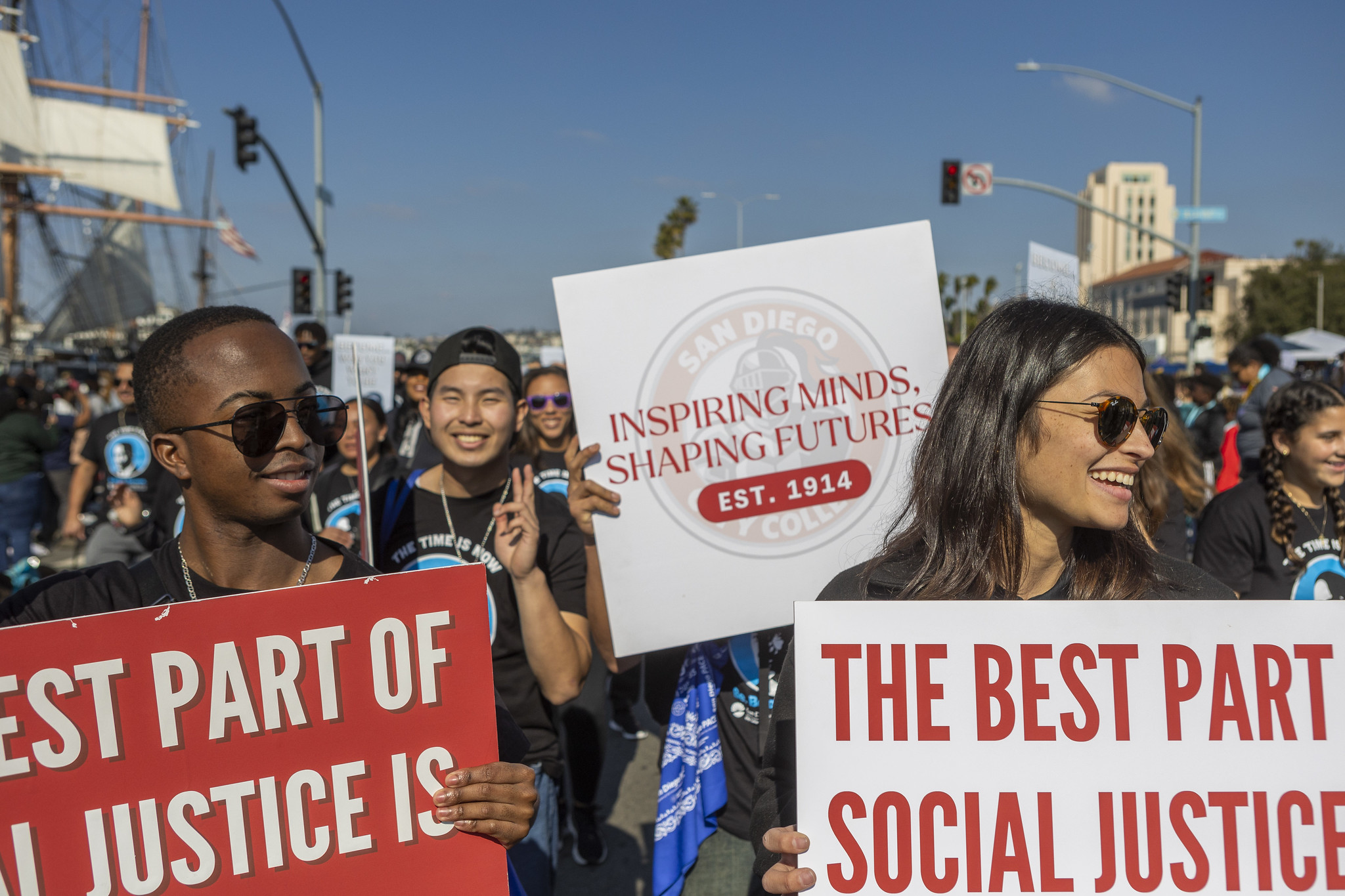 The district at the MLK Parade.