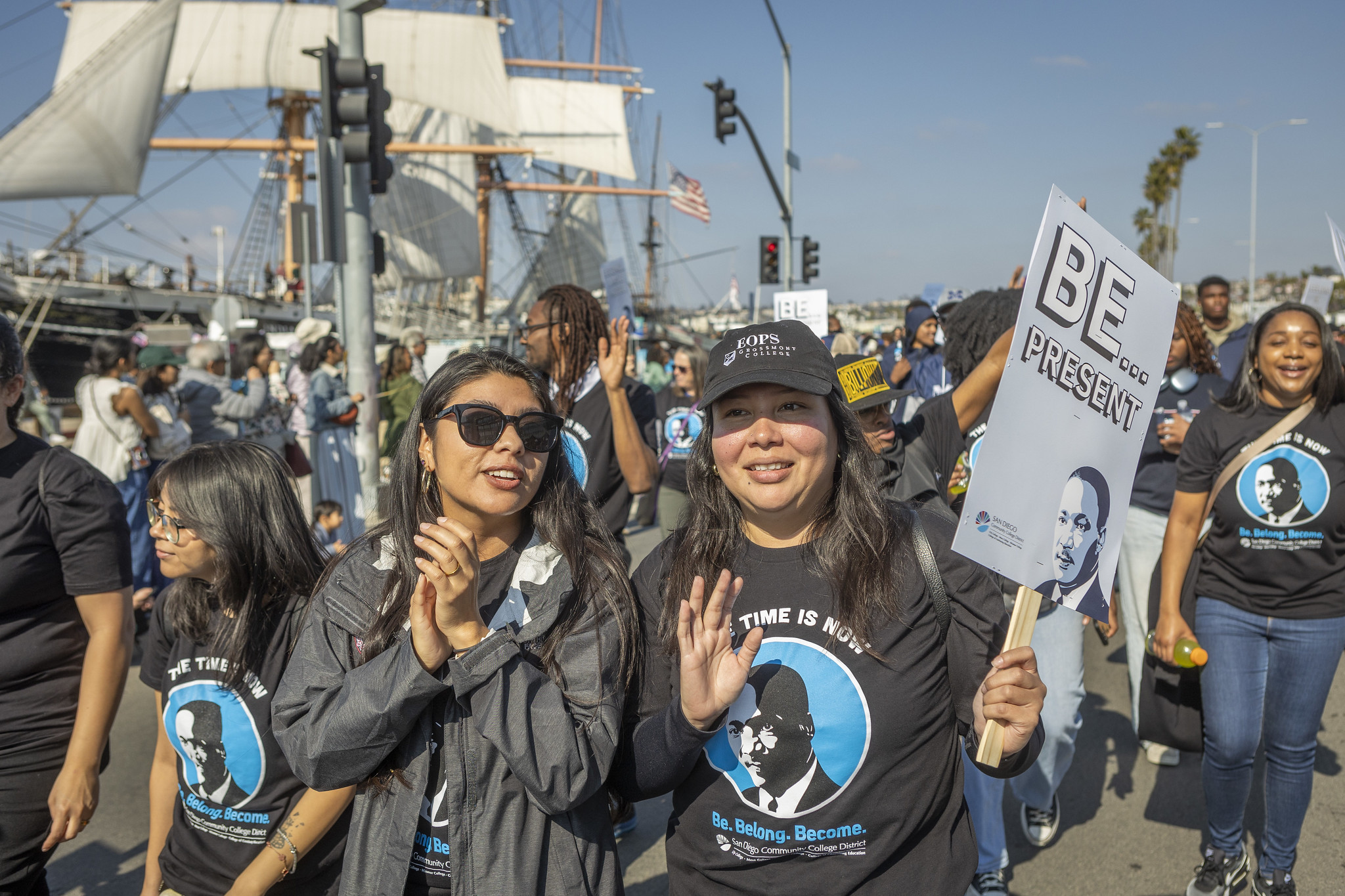 The district at the MLK Parade.
