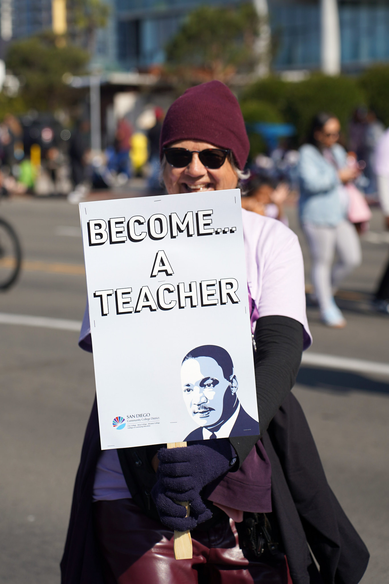 The district at the MLK Parade.