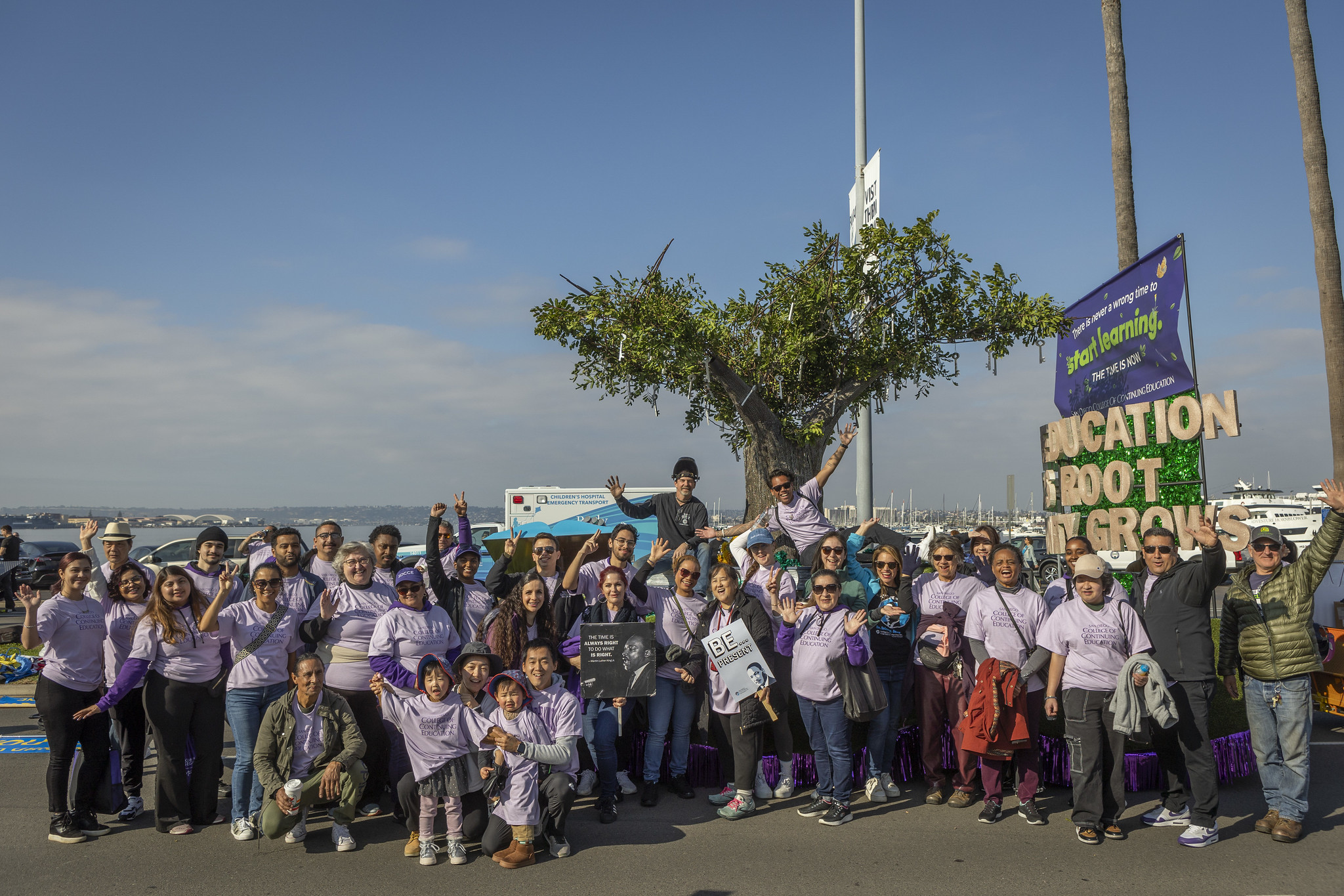 The district at the MLK Parade.