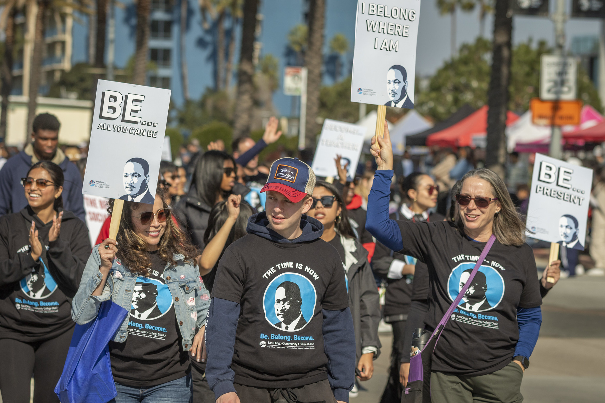 The district at the MLK Parade.