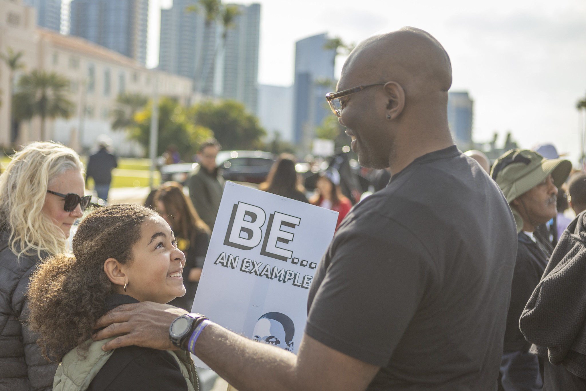 The district at the MLK Parade.