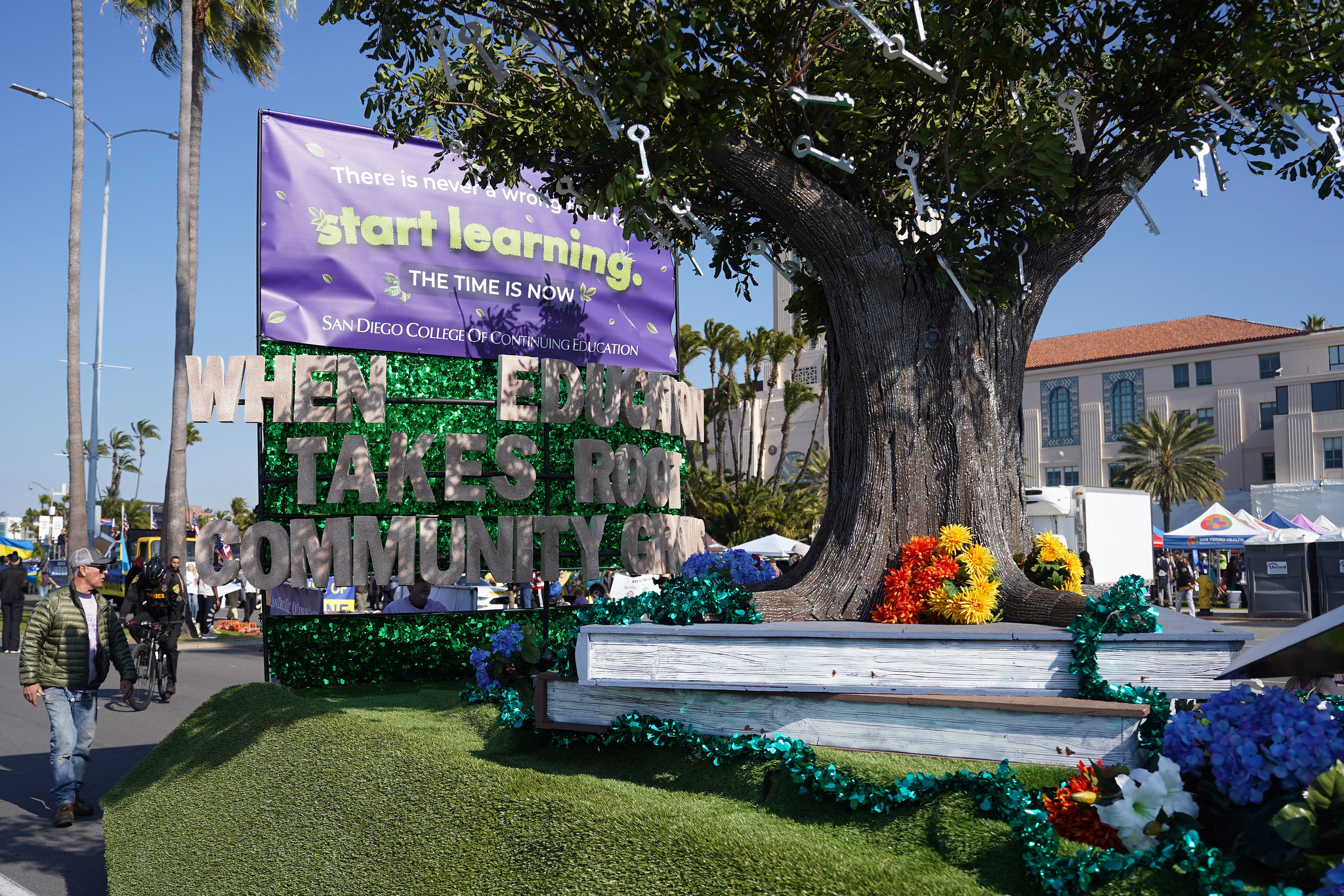 The district at the MLK Parade.