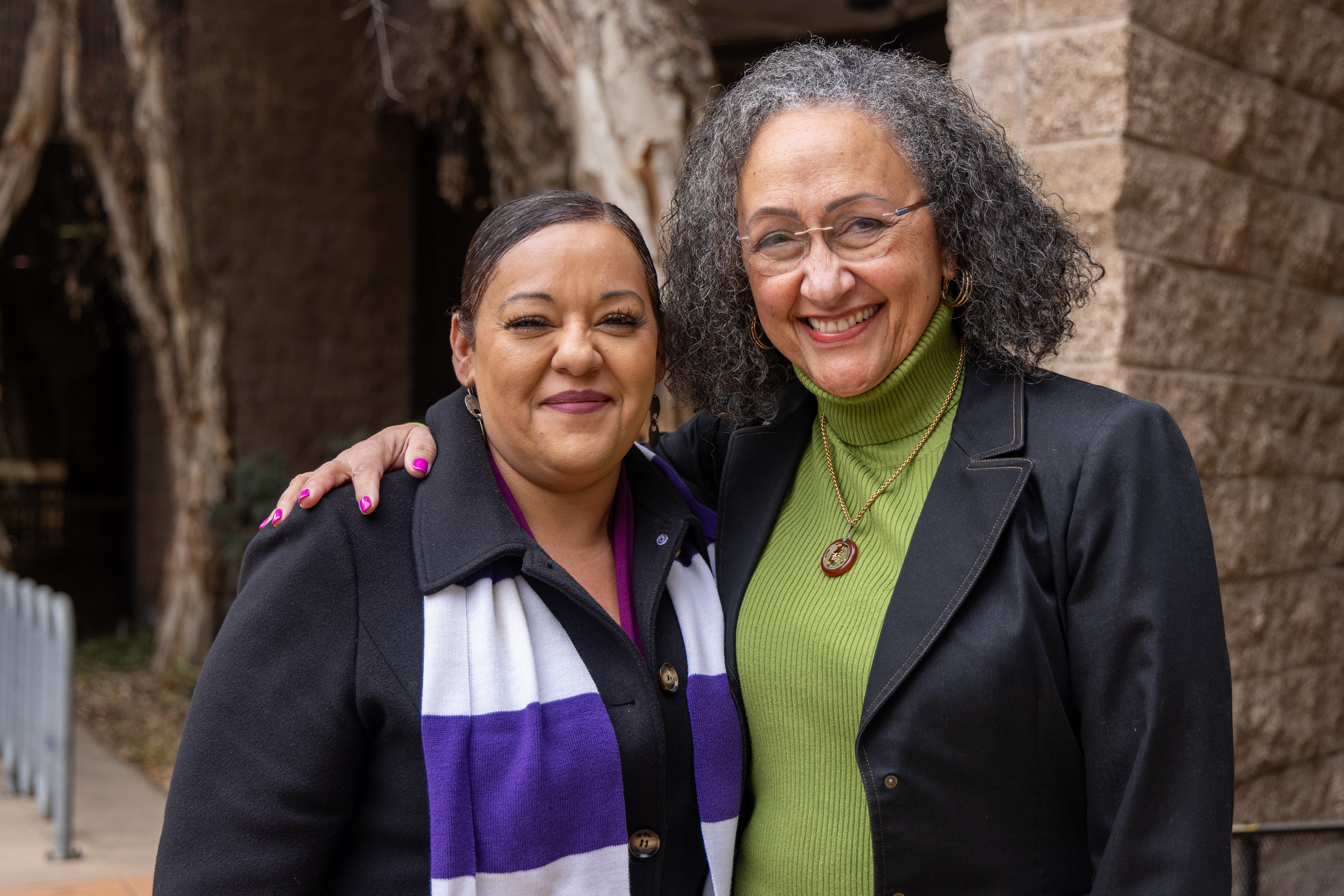 
Two ladies at a College of Continuing Education Black History Month event.
