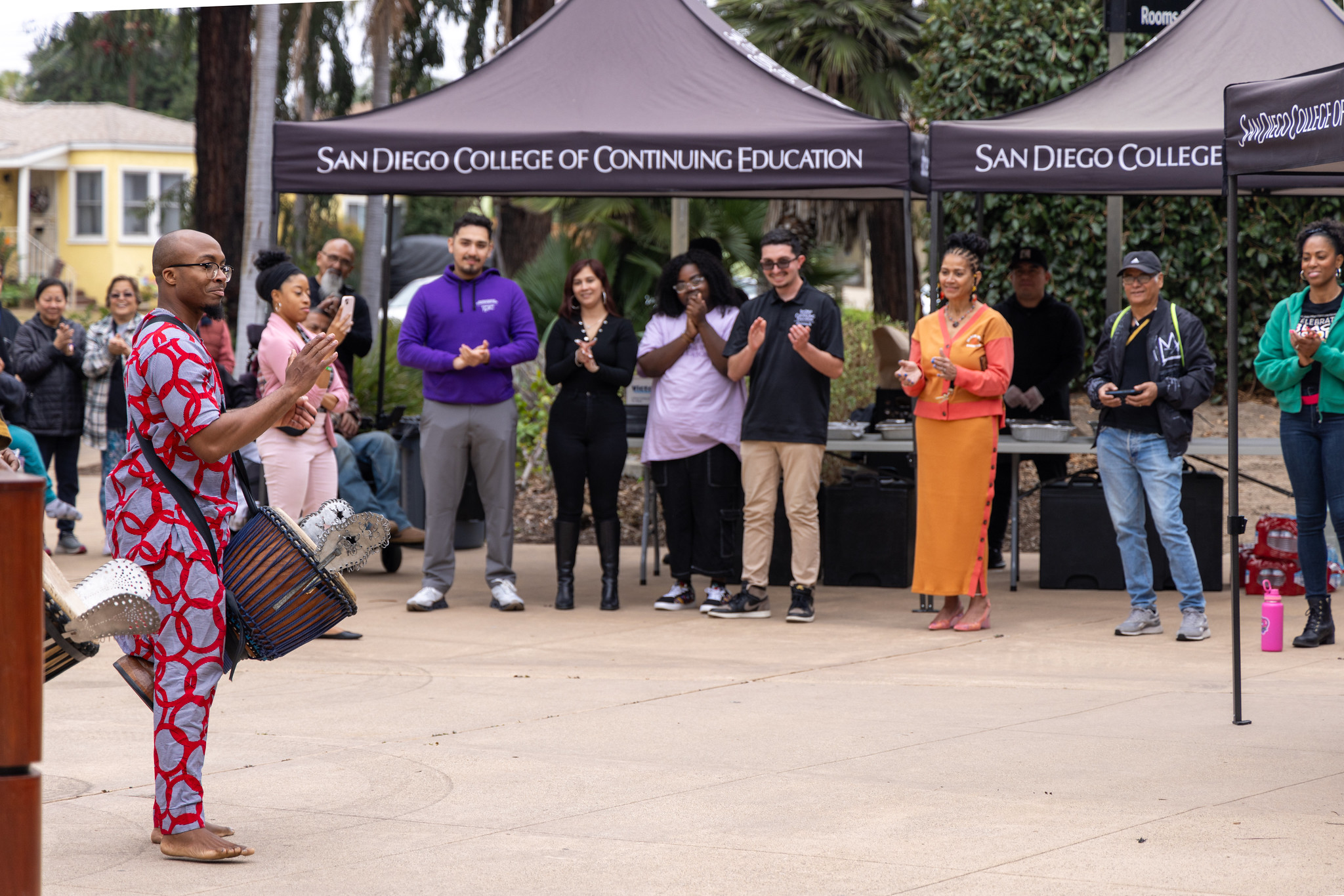
Three ladies during welcome week at College of Continuing Education's ECC campus.
