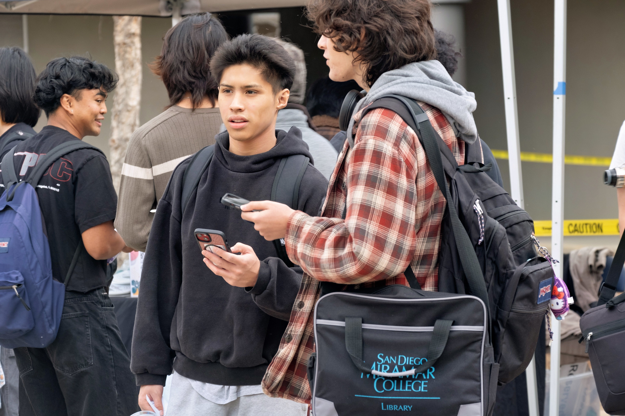 
A group of students at Miramar's welcome week.
