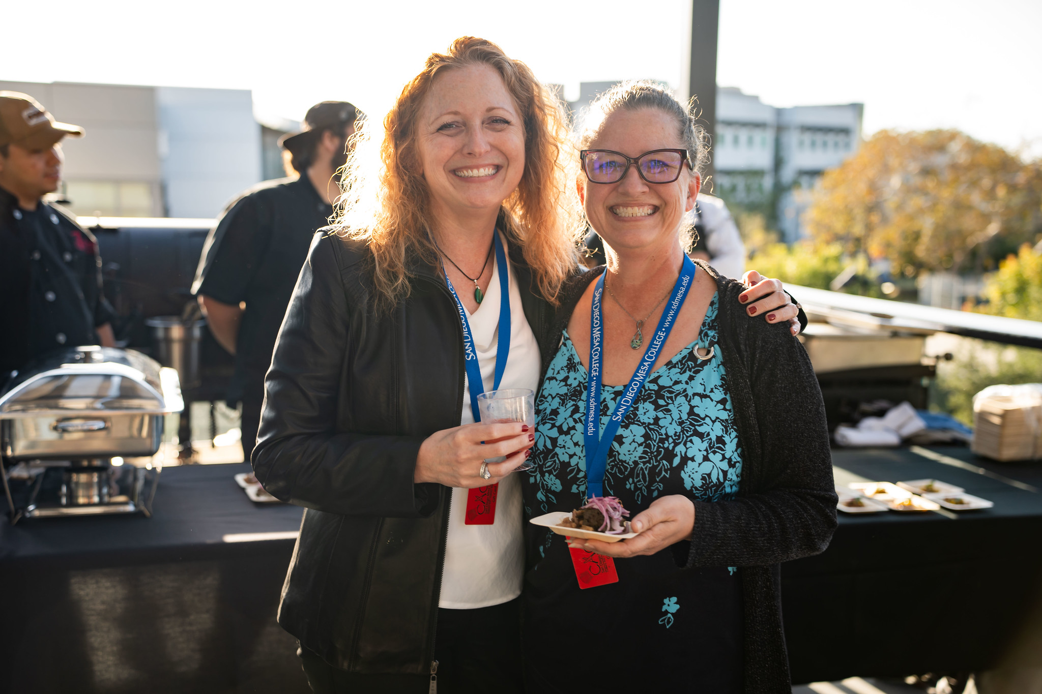 
Two guests at Taste of Mesa.
